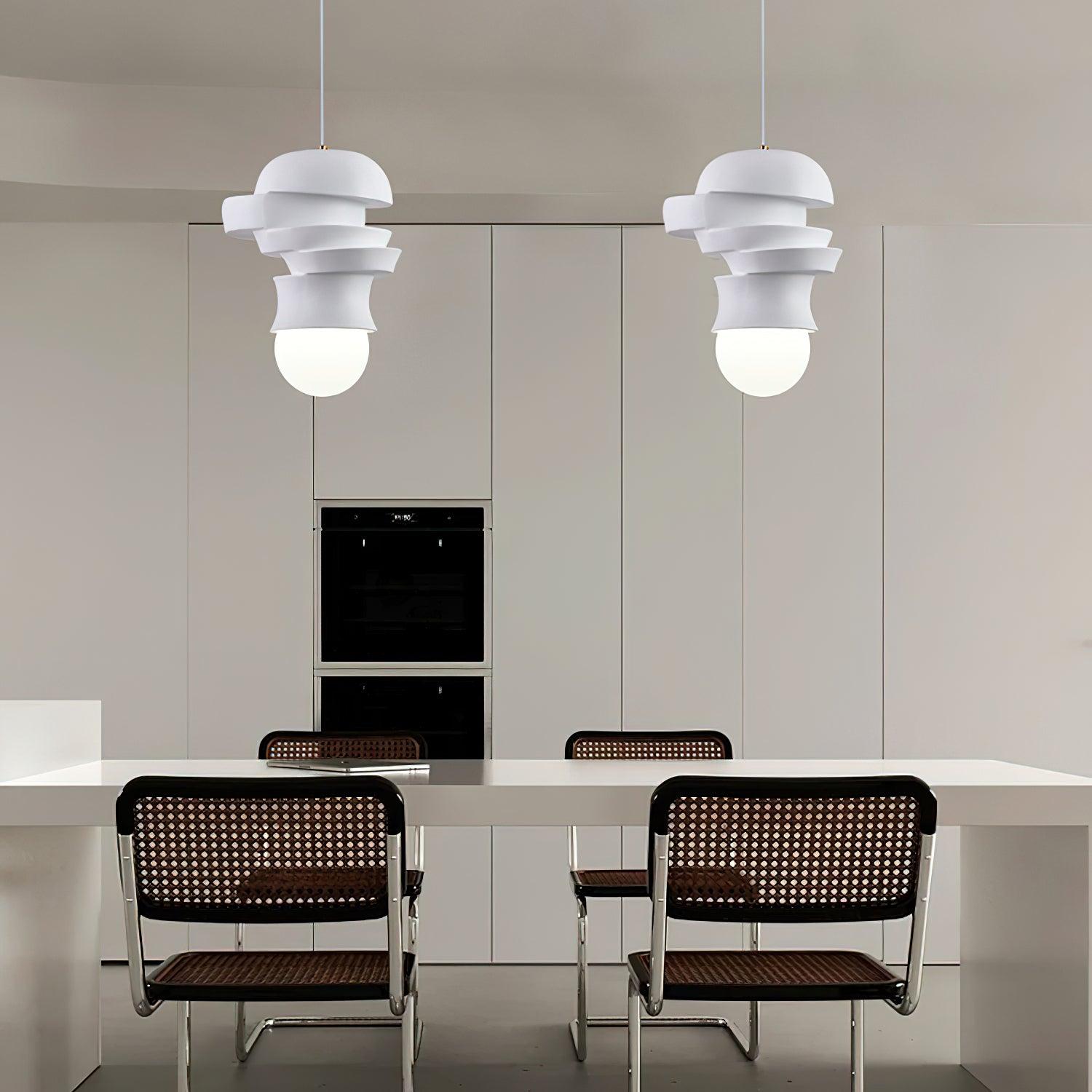 Tyev Individual Creativity Resin Glass Pendant Lamp-Neutral Decor