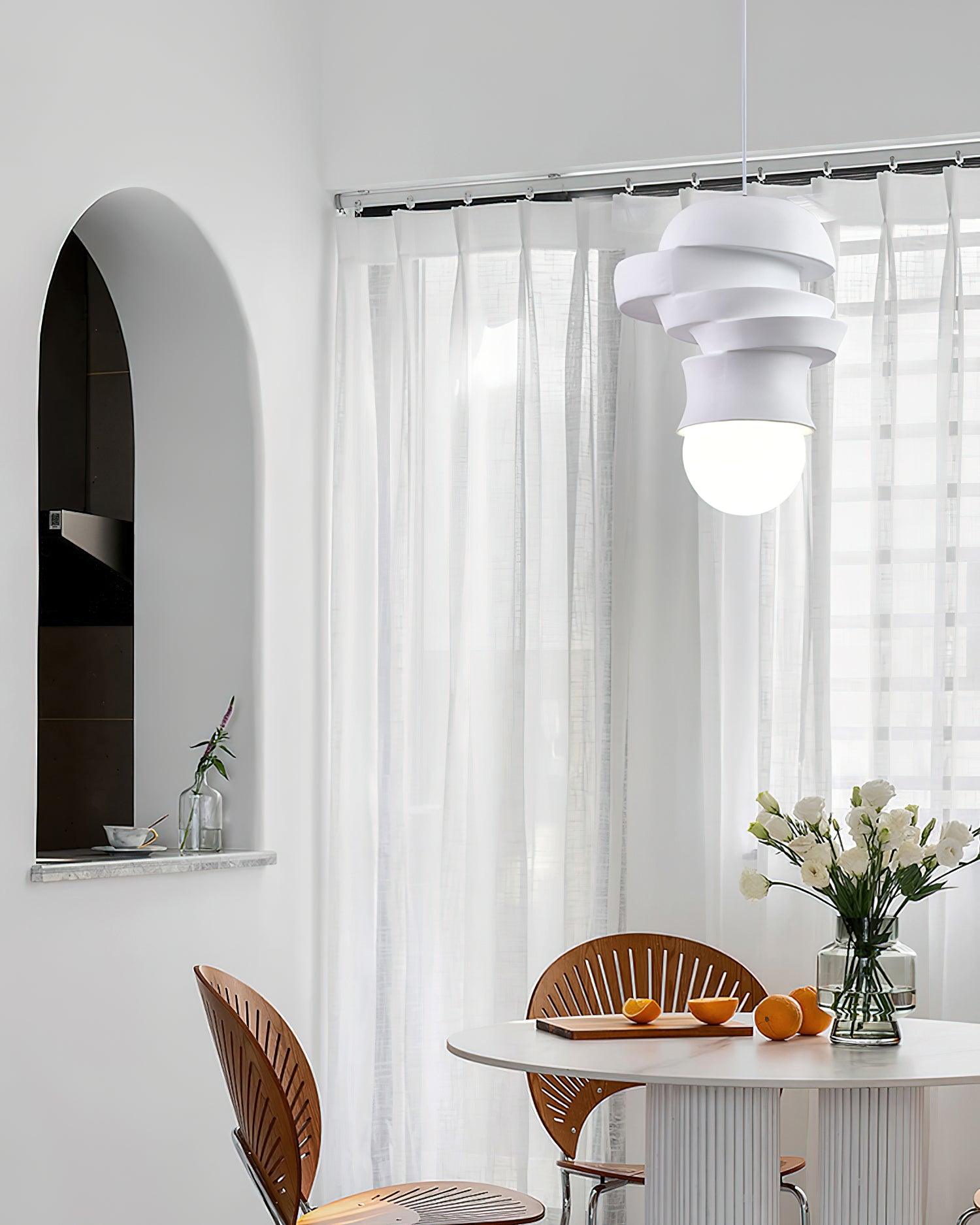 Tyev Individual Creativity Resin Glass Pendant Lamp-Neutral Decor