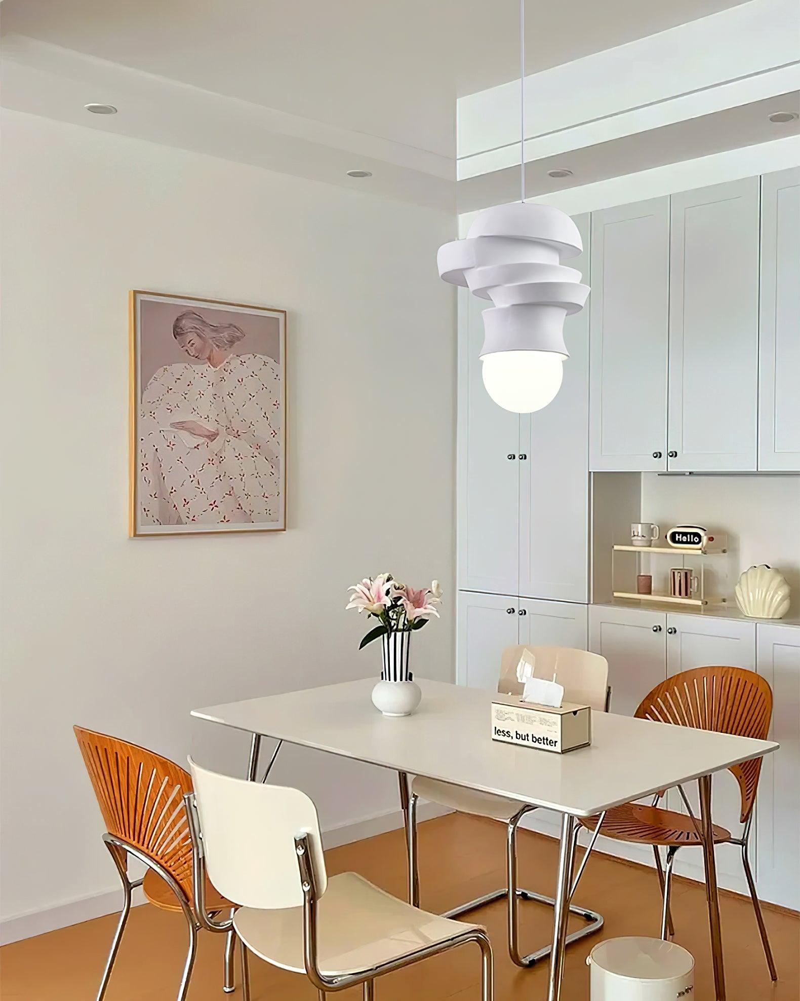 Tyev Individual Creativity Resin Glass Pendant Lamp-Neutral Decor
