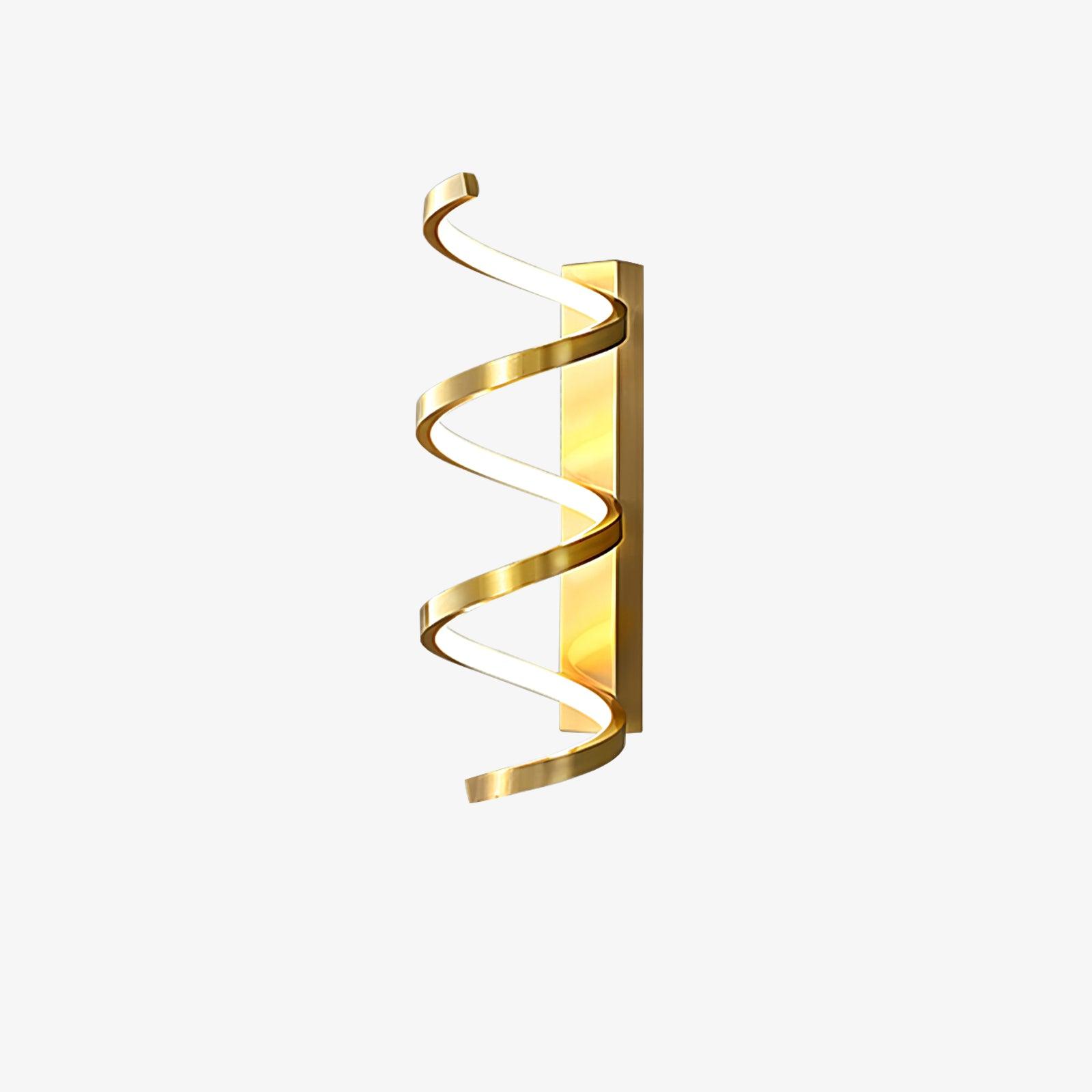 Asilion Nordic Art Spiral Wall Light-Neutral Decor