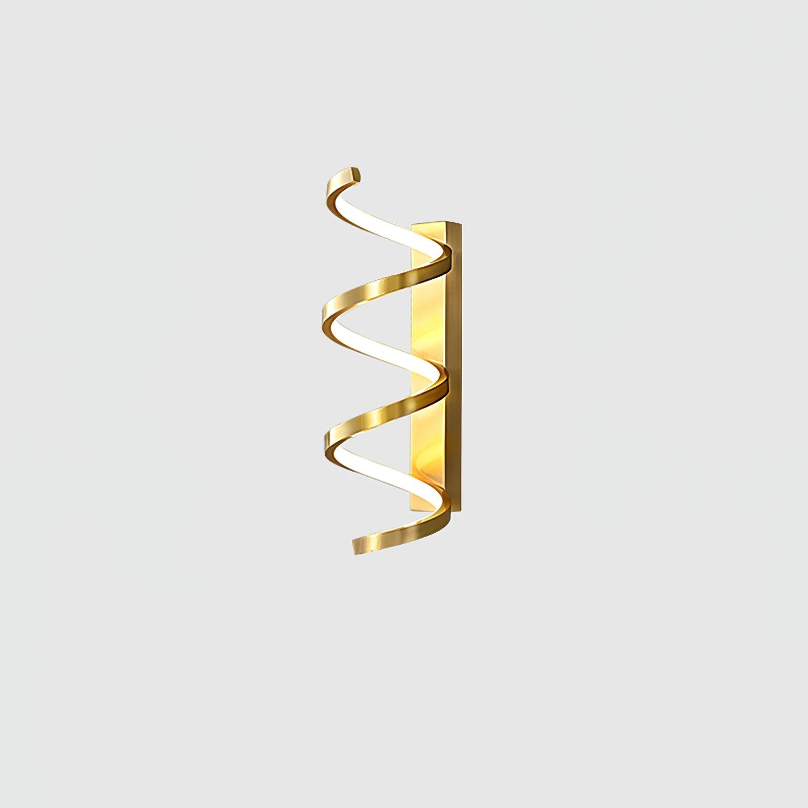 Asilion Nordic Art Spiral Wall Light-Neutral Decor