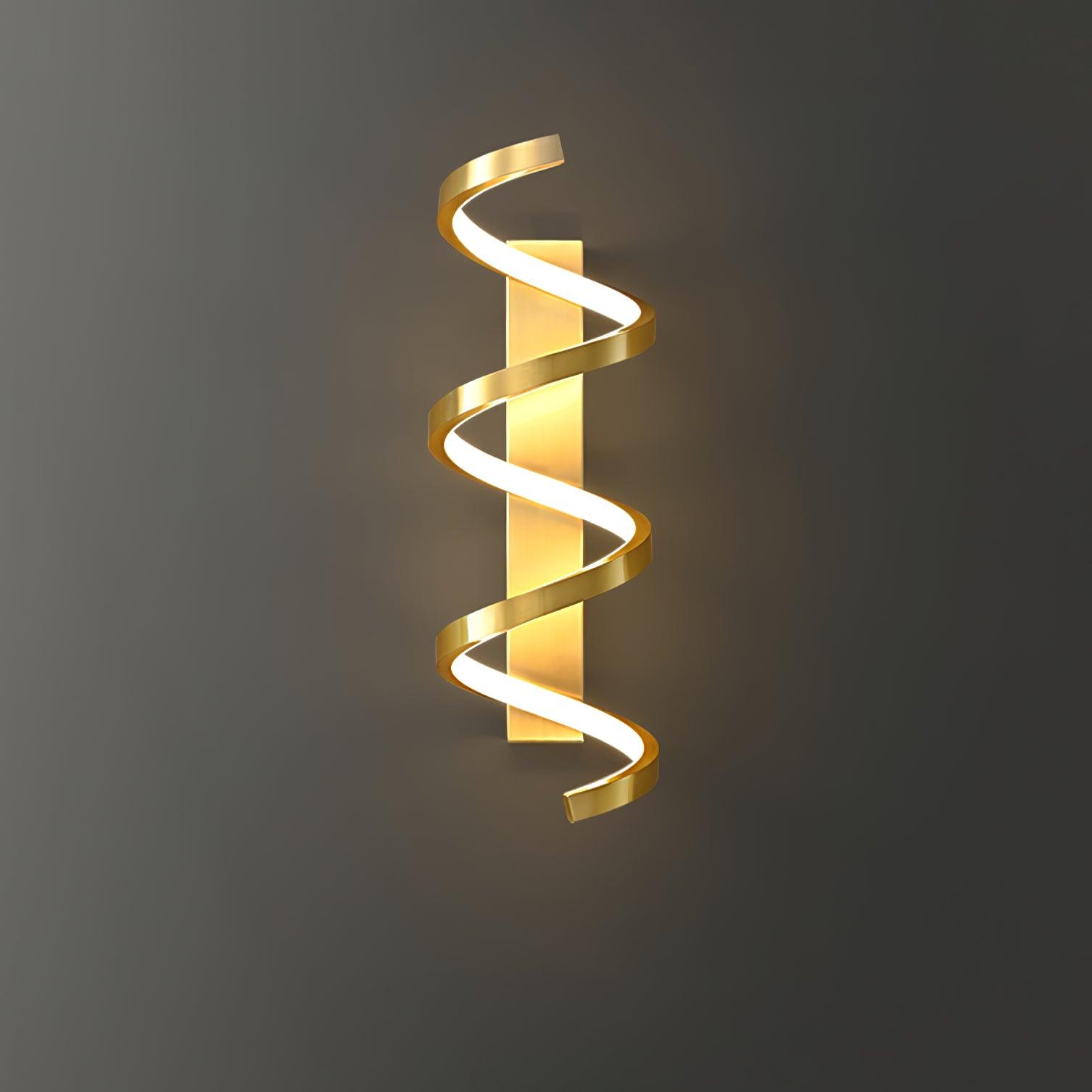 Asilion Nordic Art Spiral Wall Light-Neutral Decor