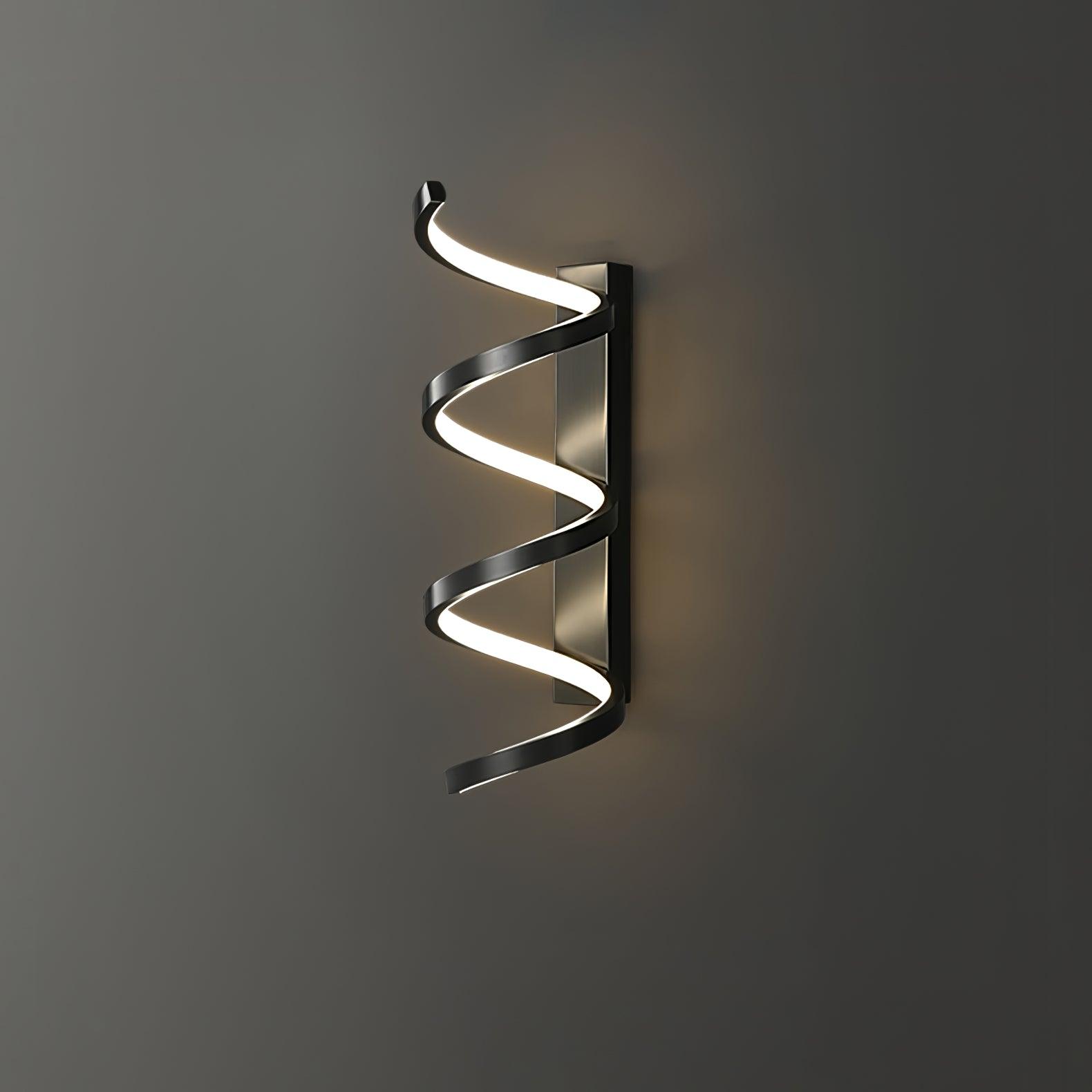Asilion Nordic Art Spiral Wall Light-Neutral Decor