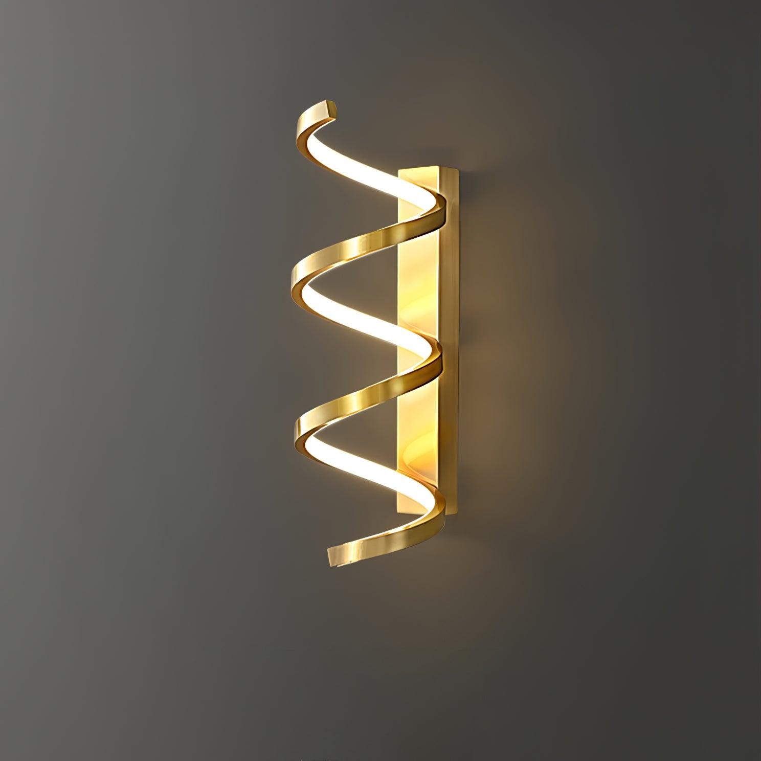 Asilion Nordic Art Spiral Wall Light-Neutral Decor