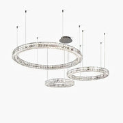 Lustra Chandelier Crystal Ring Spiridon Luxe-Neutral Decor