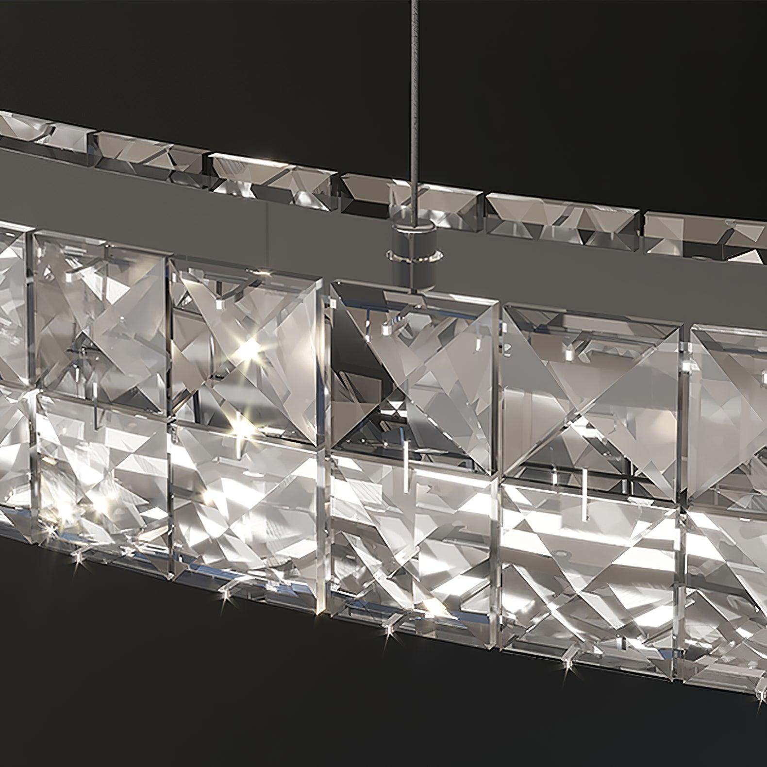 Lustra Chandelier Crystal Ring Spiridon Luxe-Neutral Decor