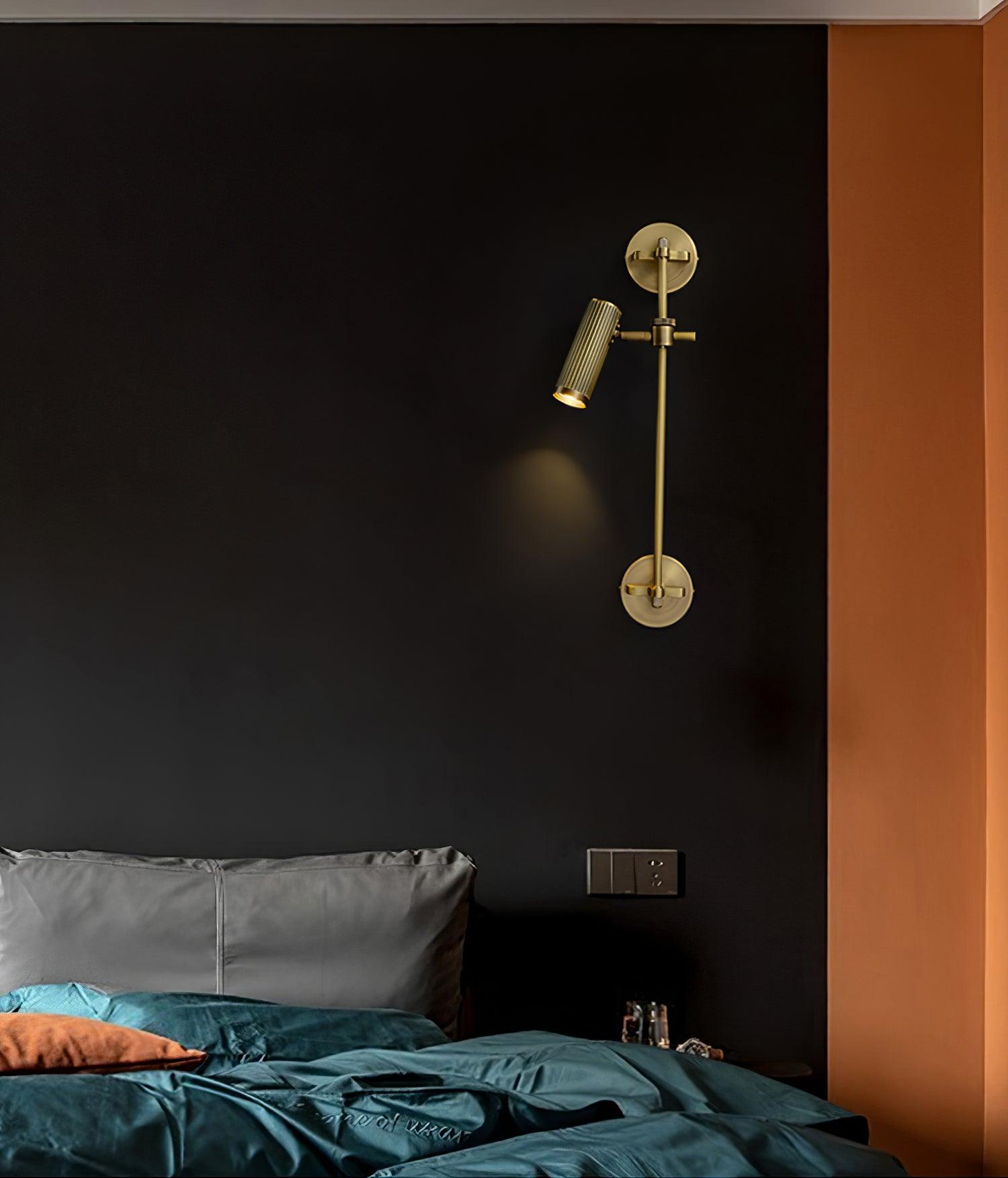 Kirixel Brass Industrial Wall Lamp-Neutral Decor