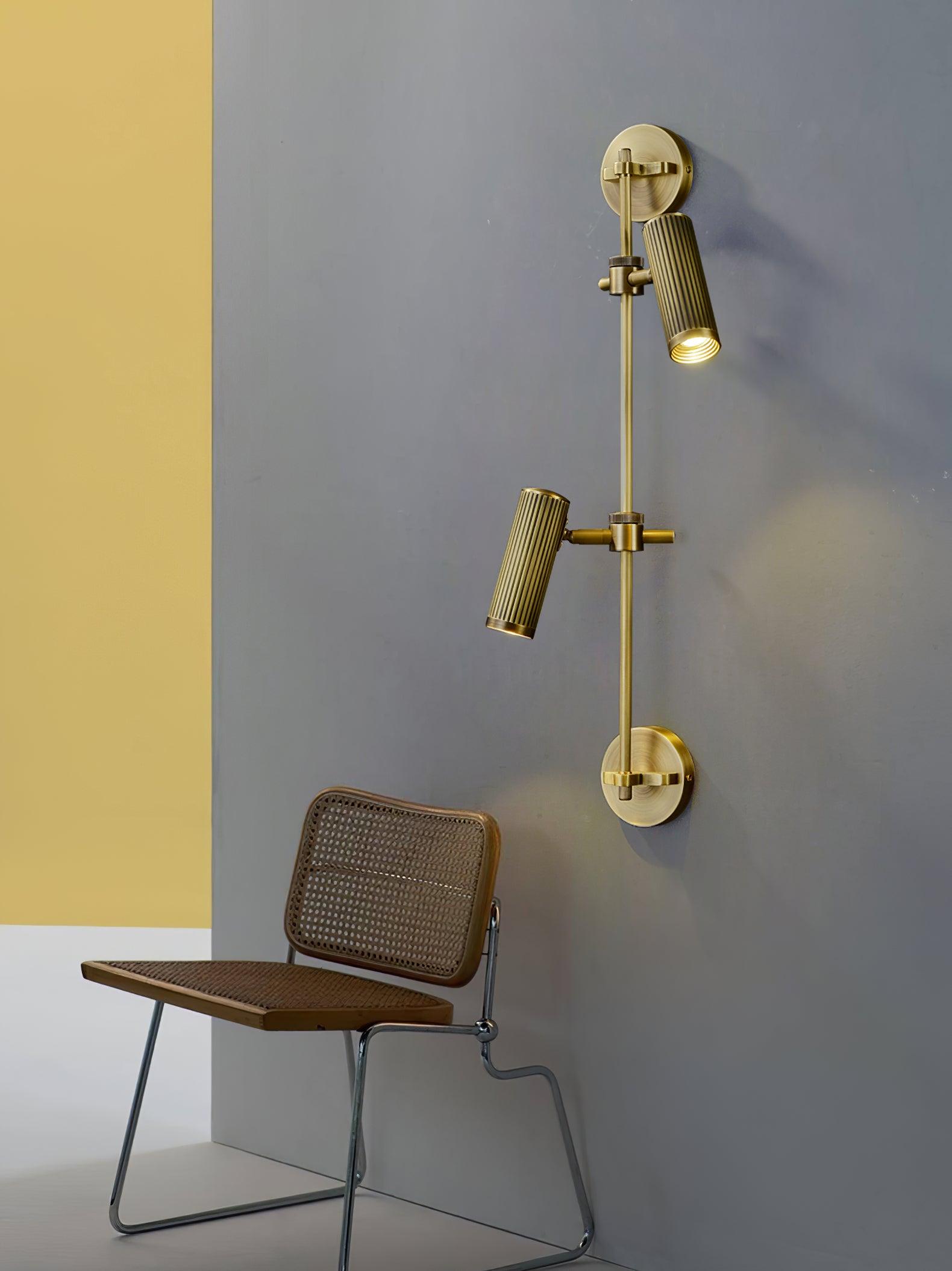Kirixel Brass Industrial Wall Lamp-Neutral Decor