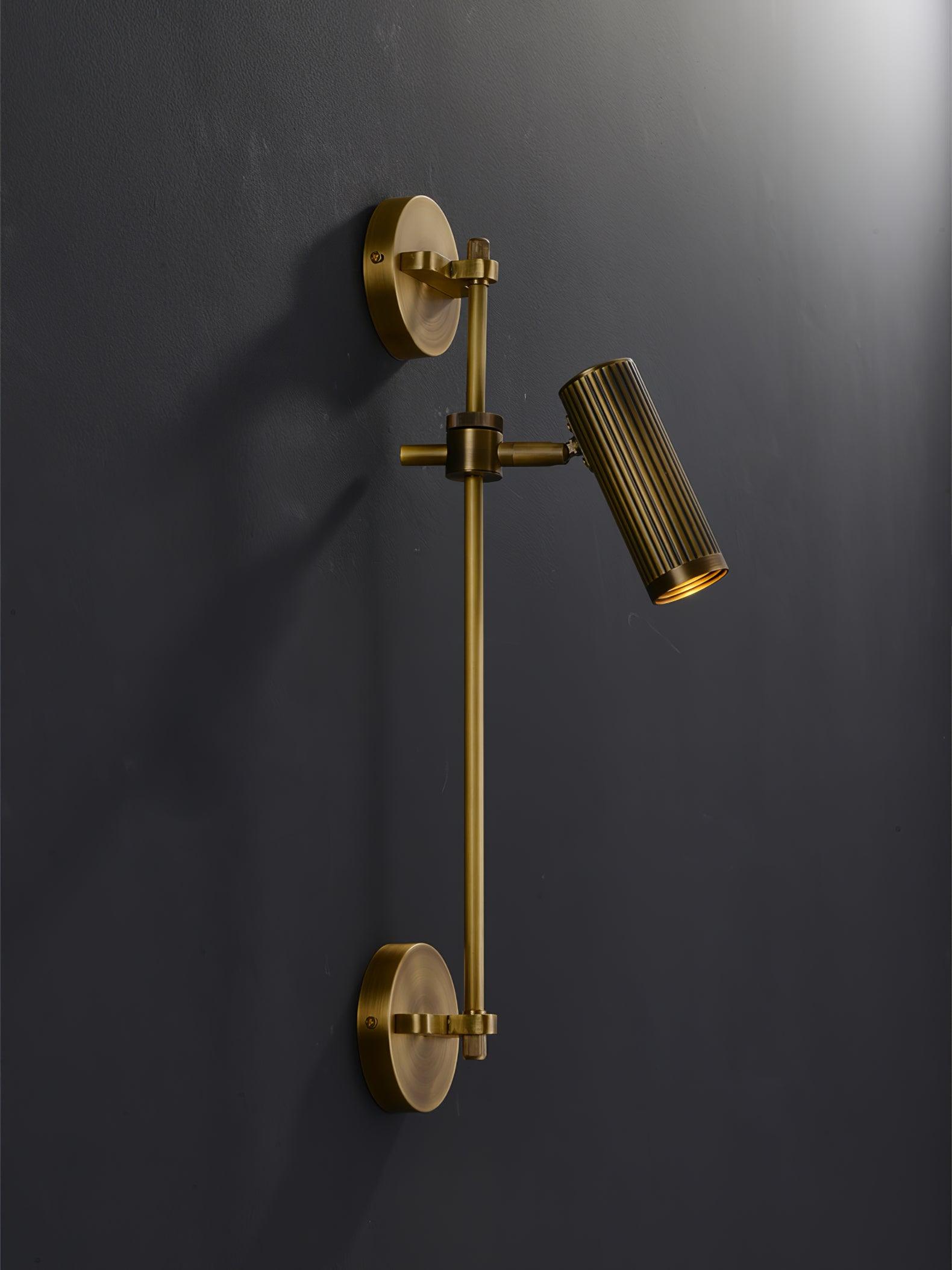 Kirixel Brass Industrial Wall Lamp-Neutral Decor