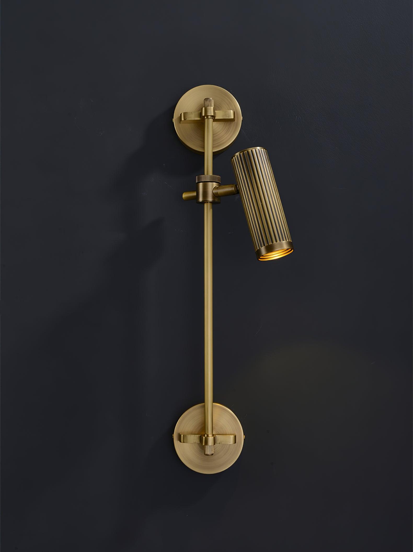 Kirixel Brass Industrial Wall Lamp-Neutral Decor