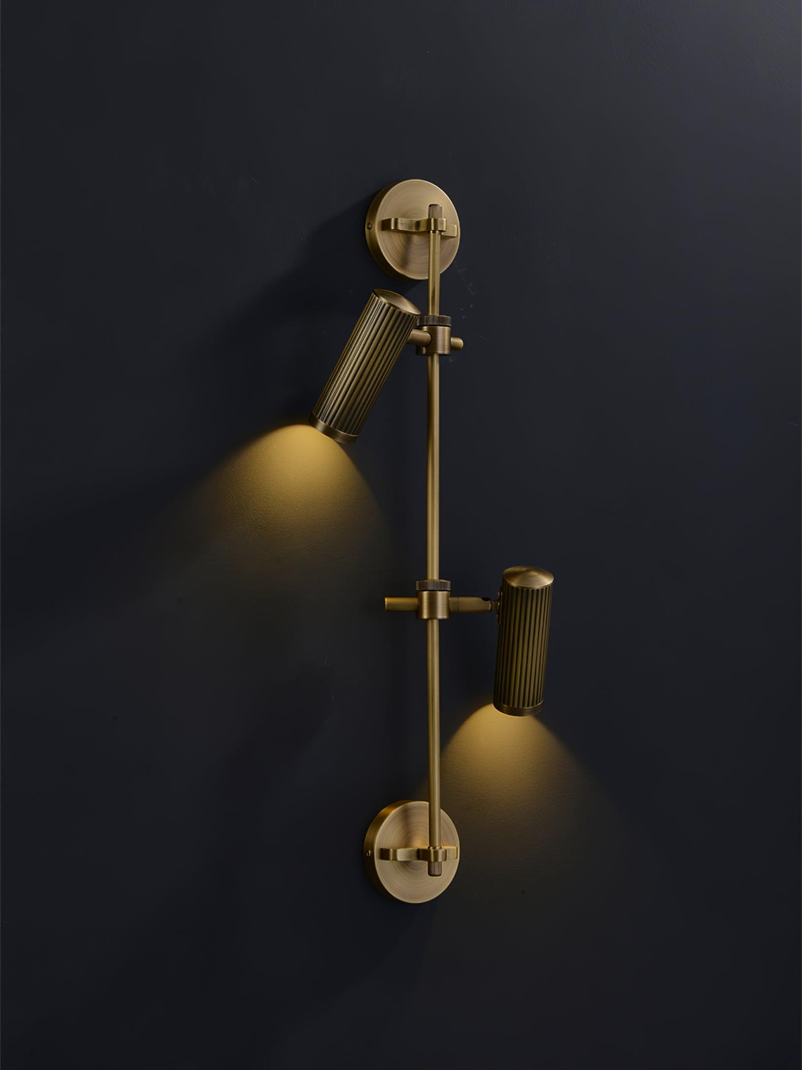 Kirixel Brass Industrial Wall Lamp-Neutral Decor