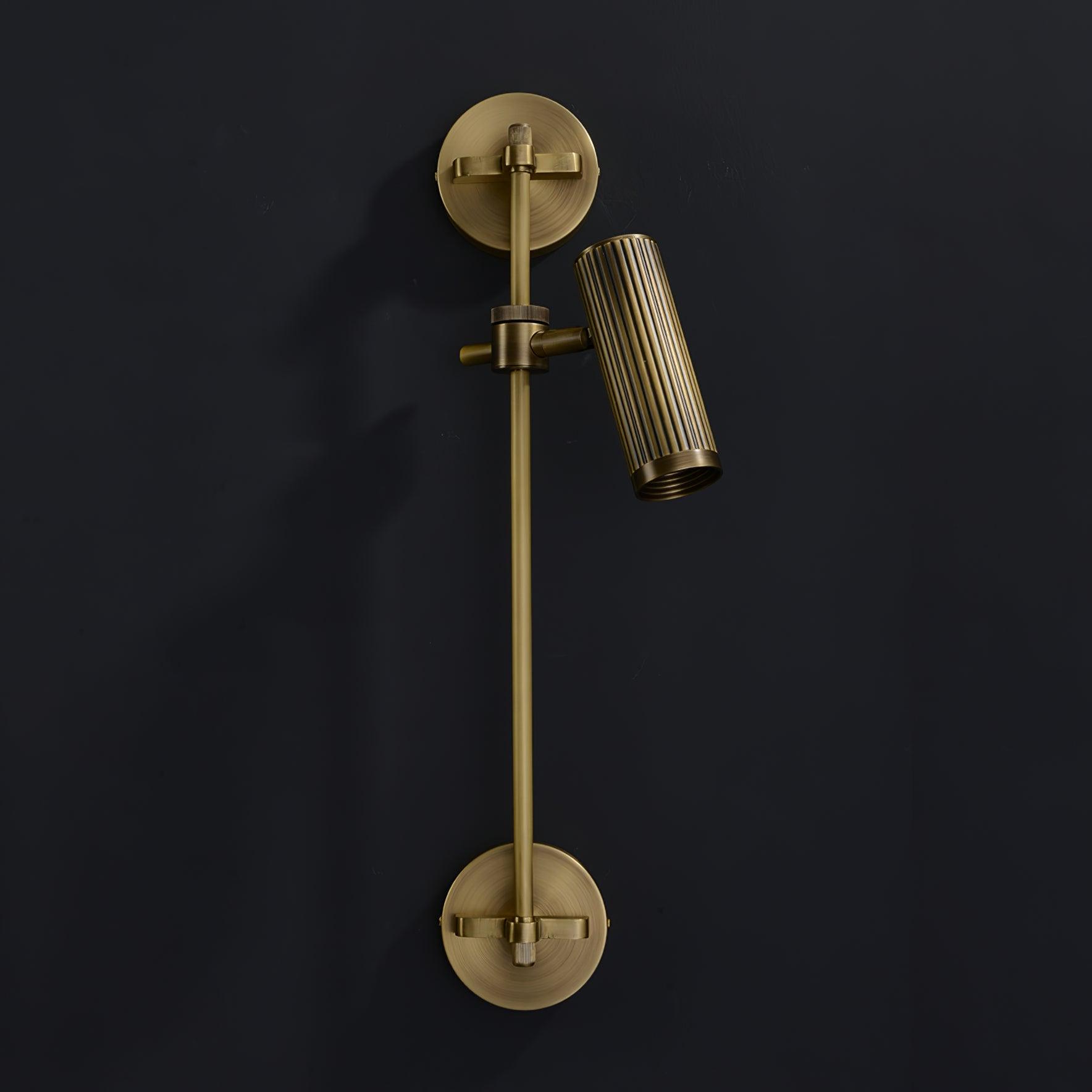 Kirixel Brass Industrial Wall Lamp-Neutral Decor