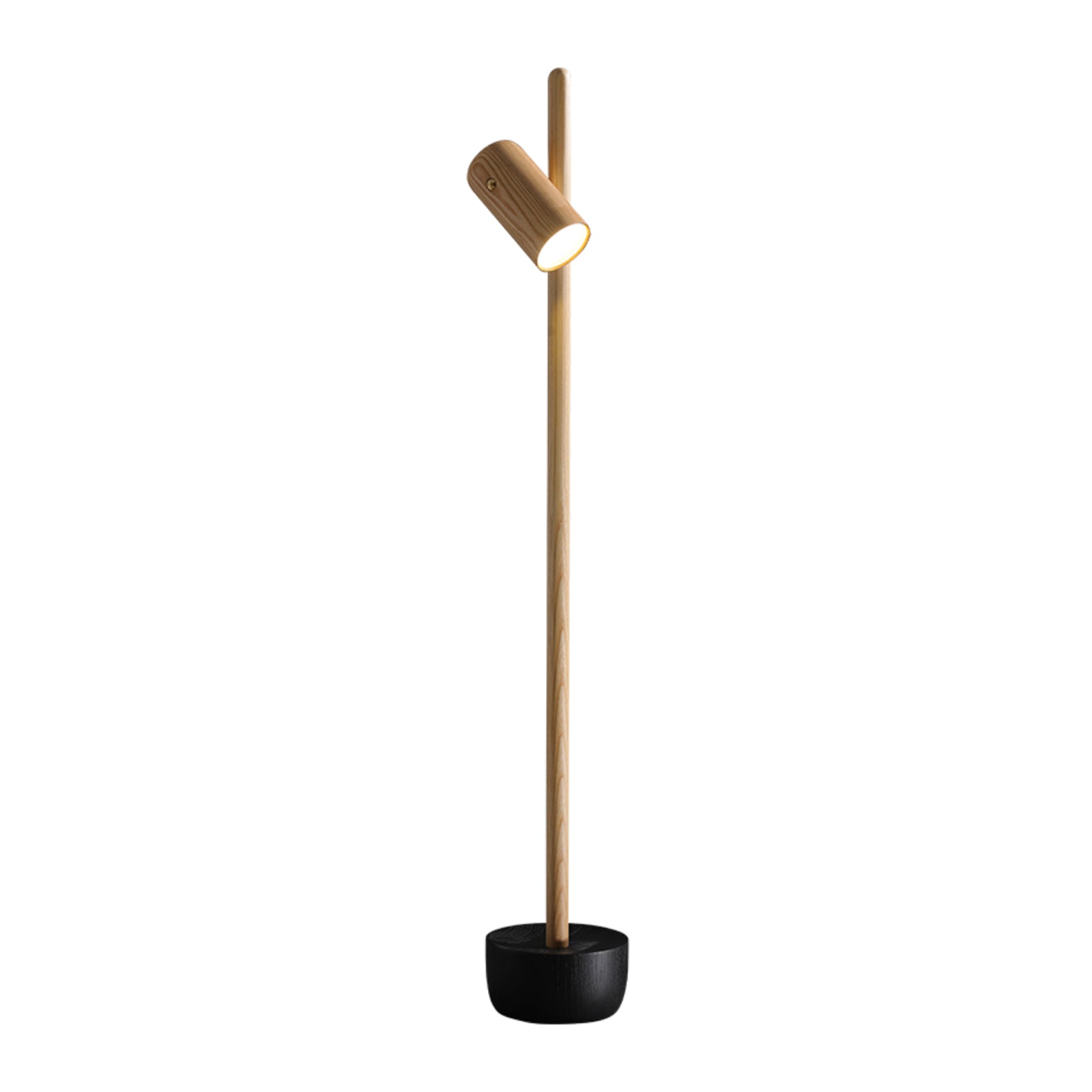 Kirixy Floor Lamp Spotlight Wood-Neutral Decor