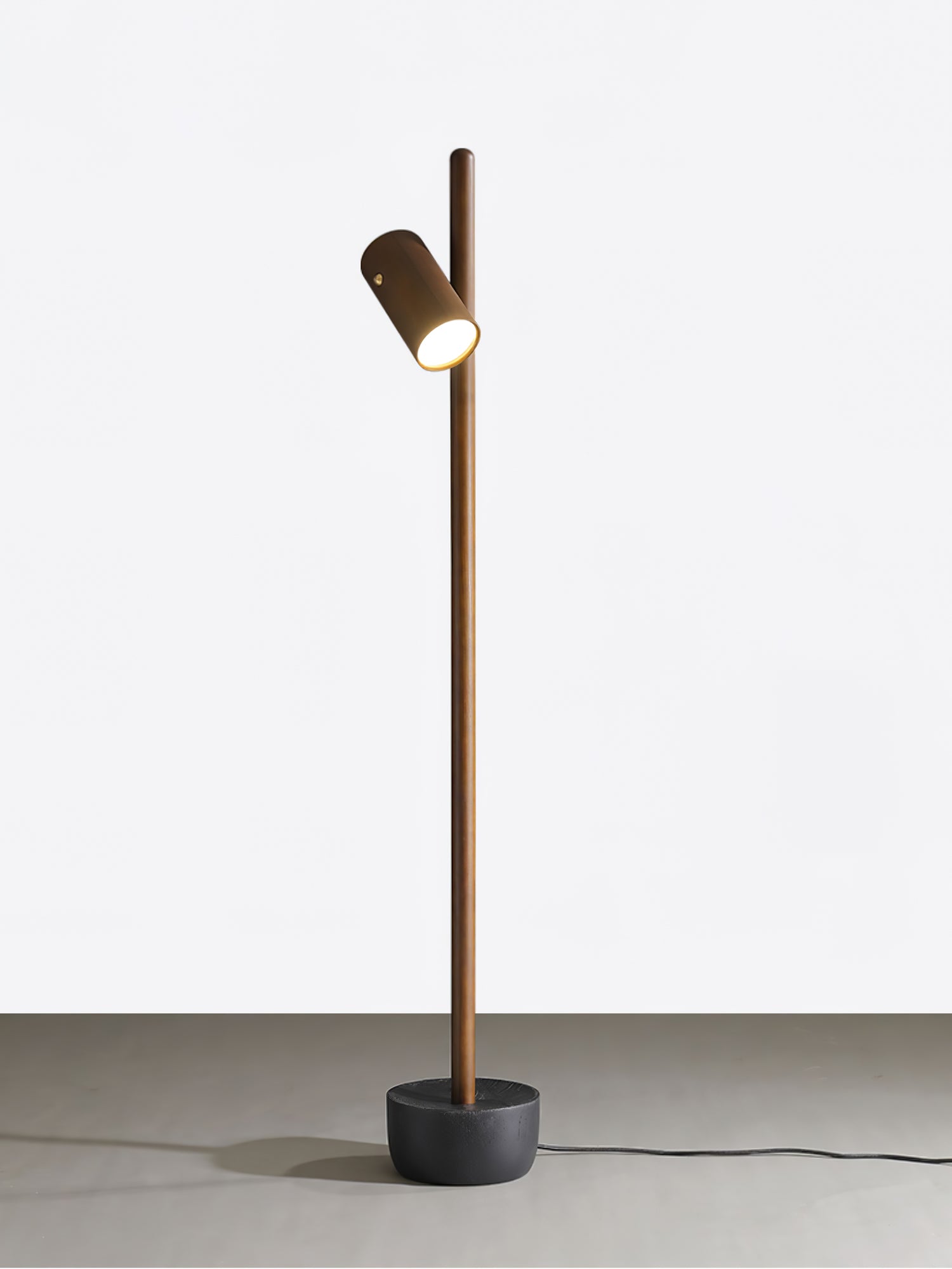Kirixy Floor Lamp Spotlight Wood-Neutral Decor