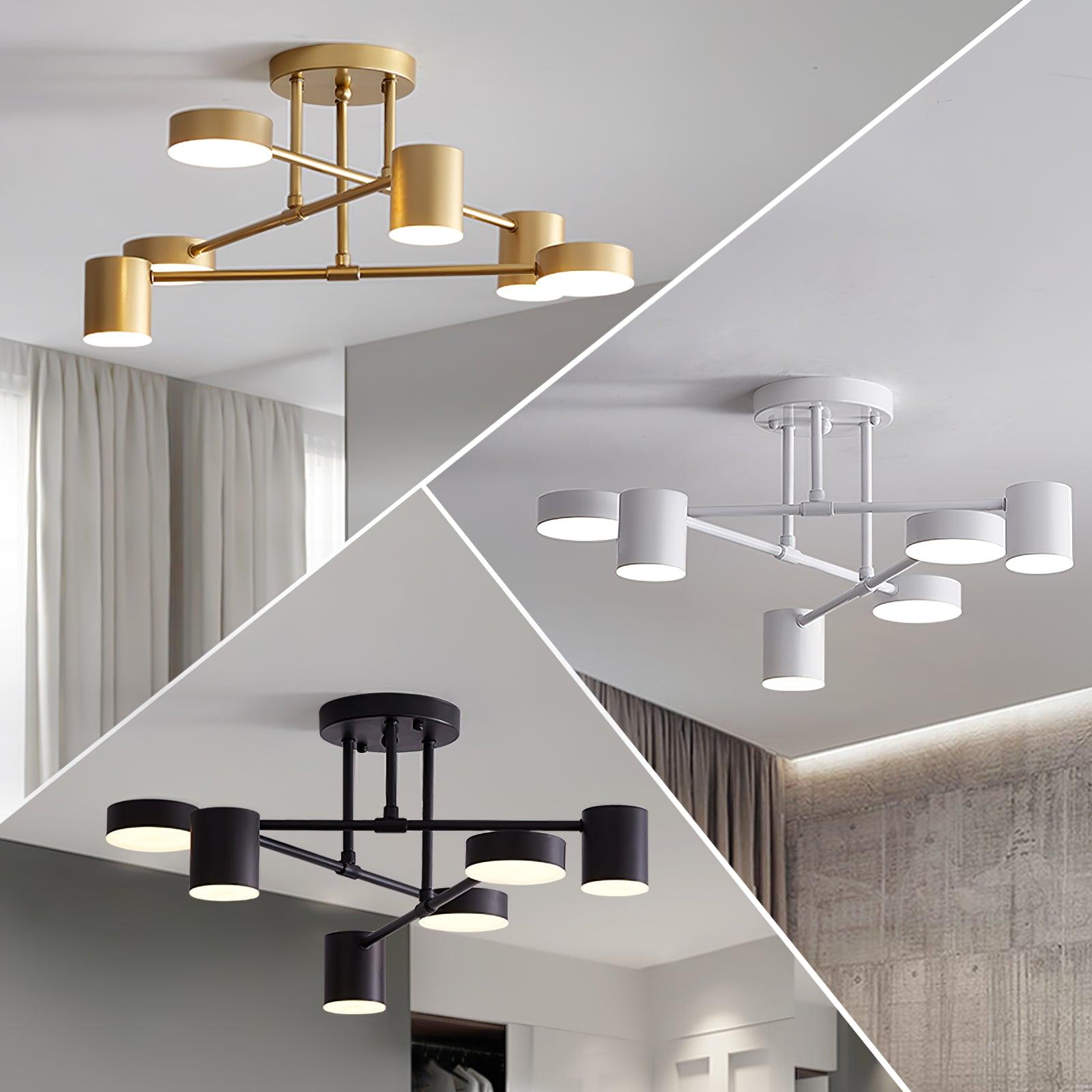 Sputnik Ceiling Light-Neutral Decor
