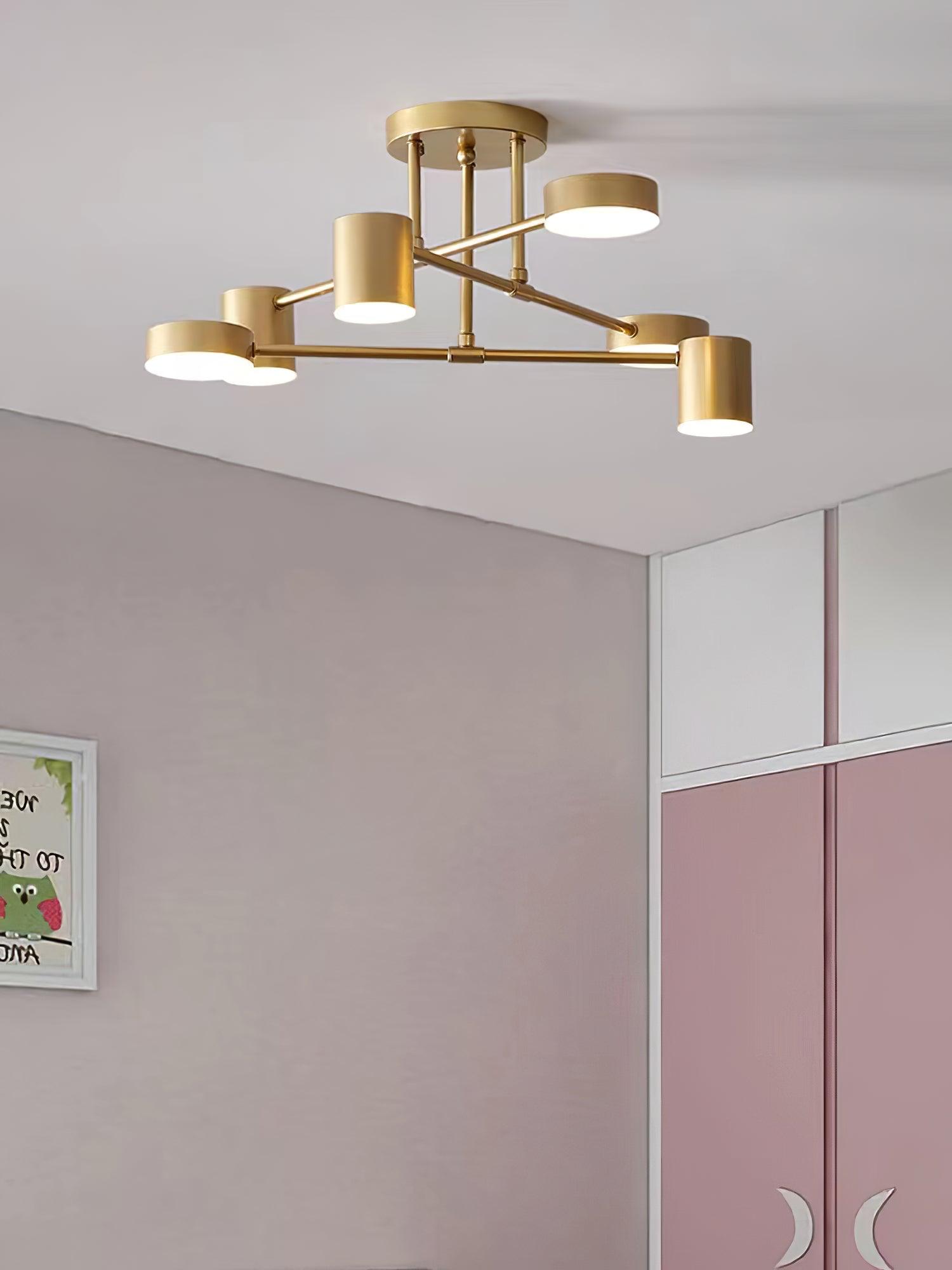 Sputnik Ceiling Light-Neutral Decor