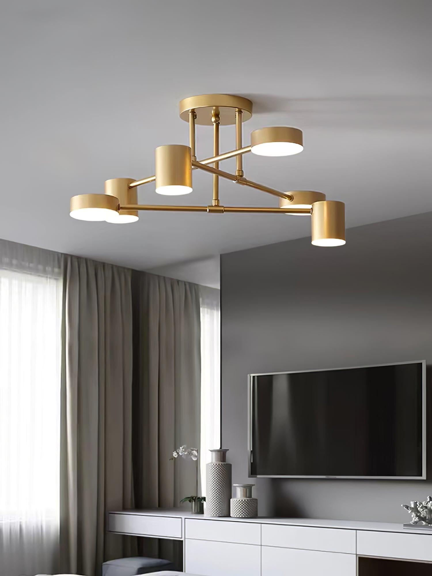 Sputnik Ceiling Light-Neutral Decor