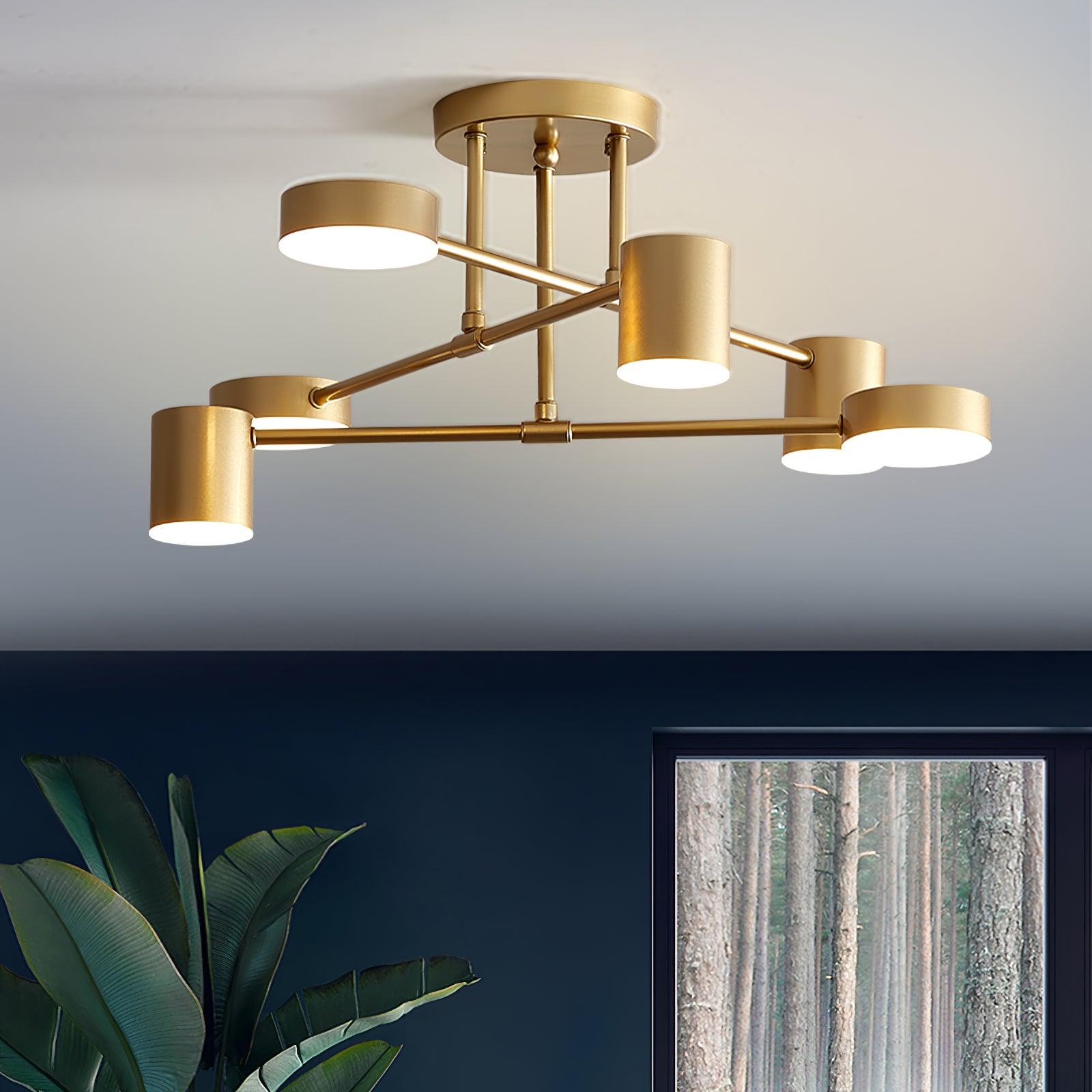 Sputnik Ceiling Light-Neutral Decor