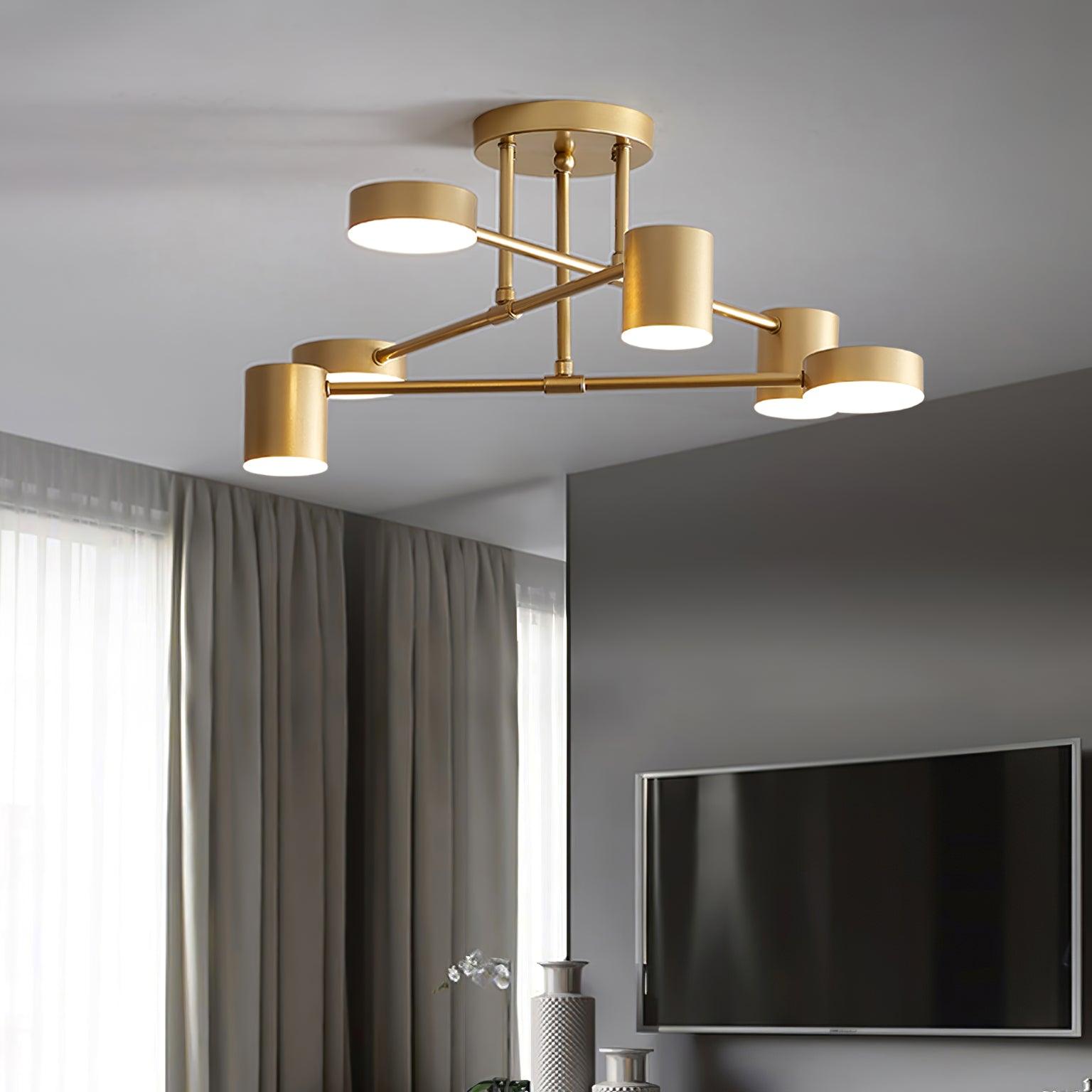 Sputnik Ceiling Light-Neutral Decor
