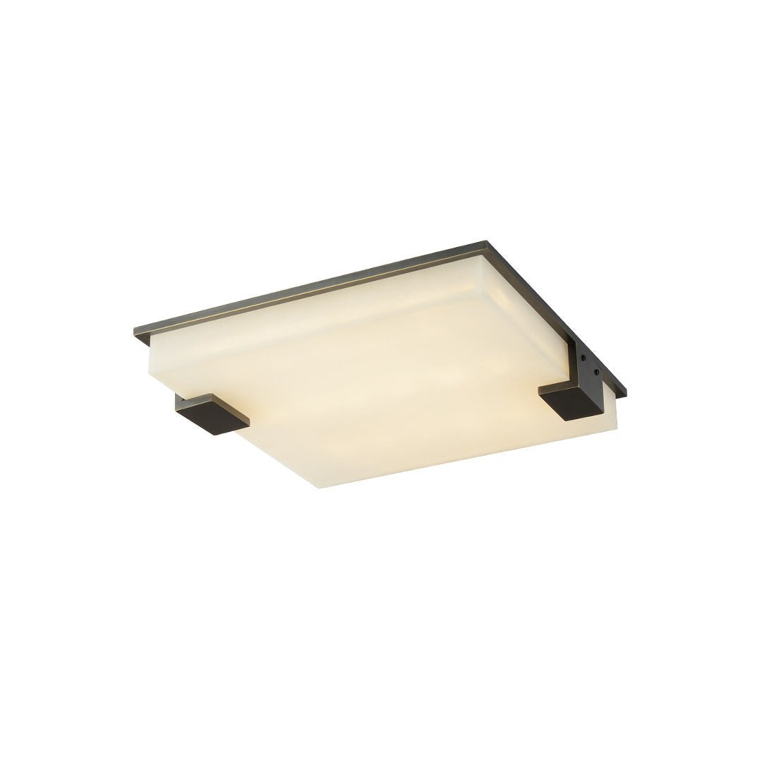Kevenq Minimalist Alabaster Ceiling Light-Neutral Decor