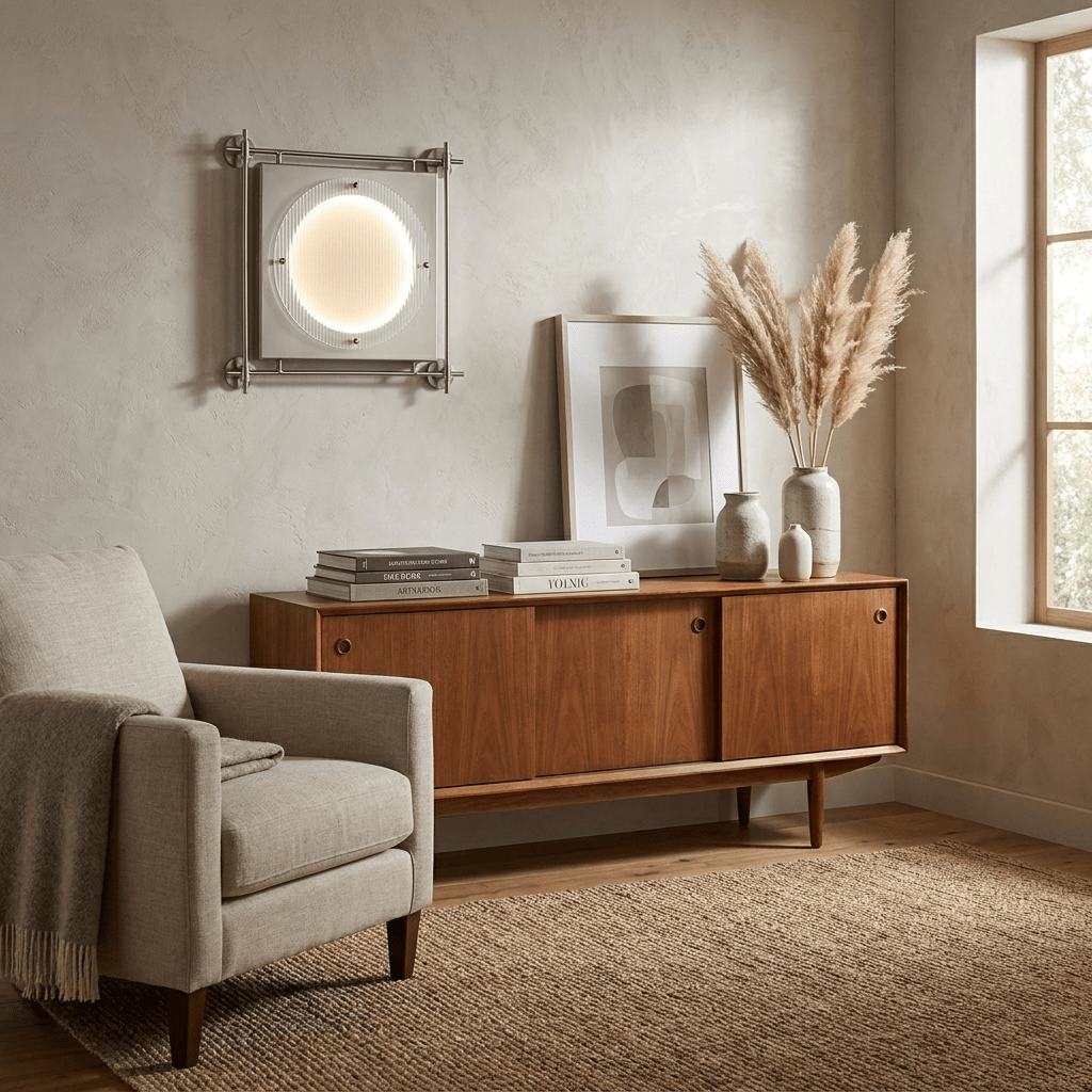 Square Frame LED Sconce-Neutral Decor