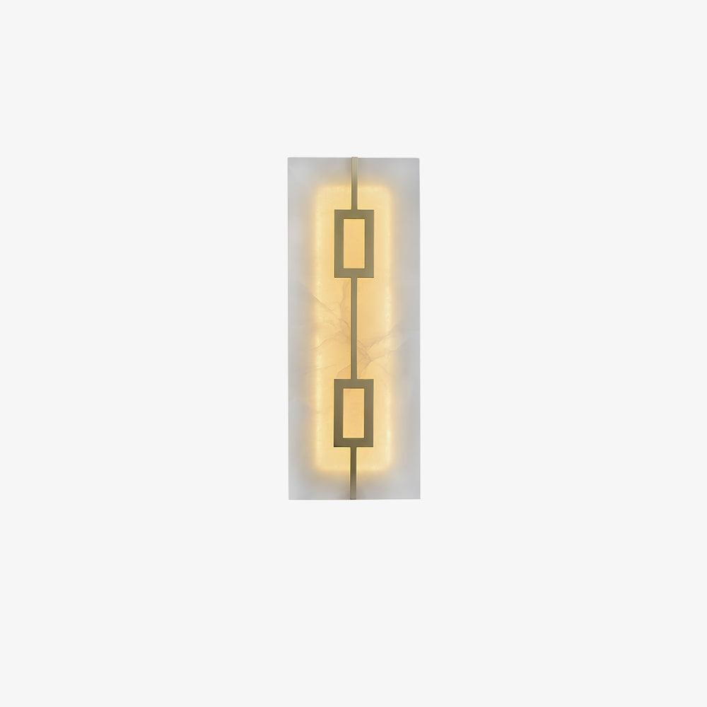 Alvelor Geometric Alabaster Wall Light-Neutral Decor