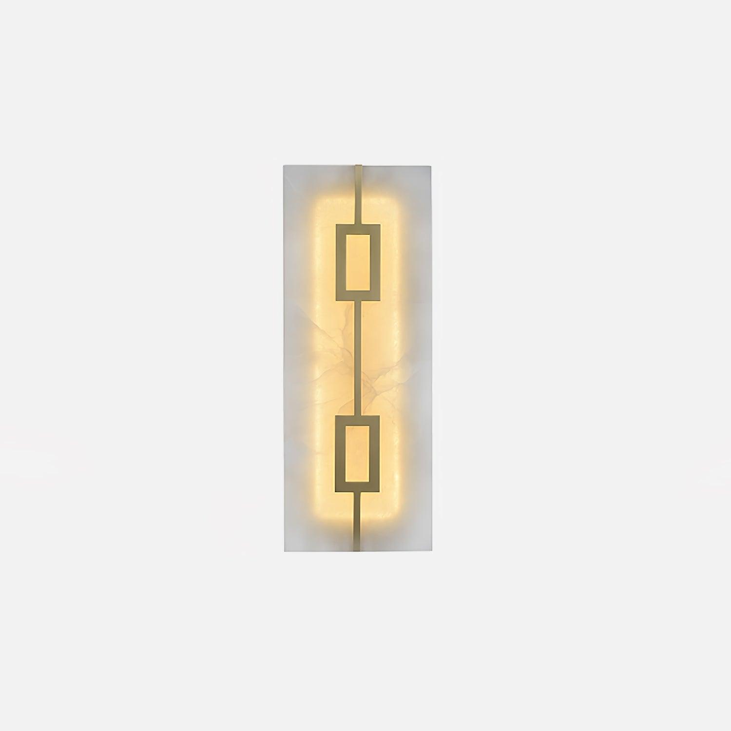 Alvelor Geometric Alabaster Wall Light-Neutral Decor