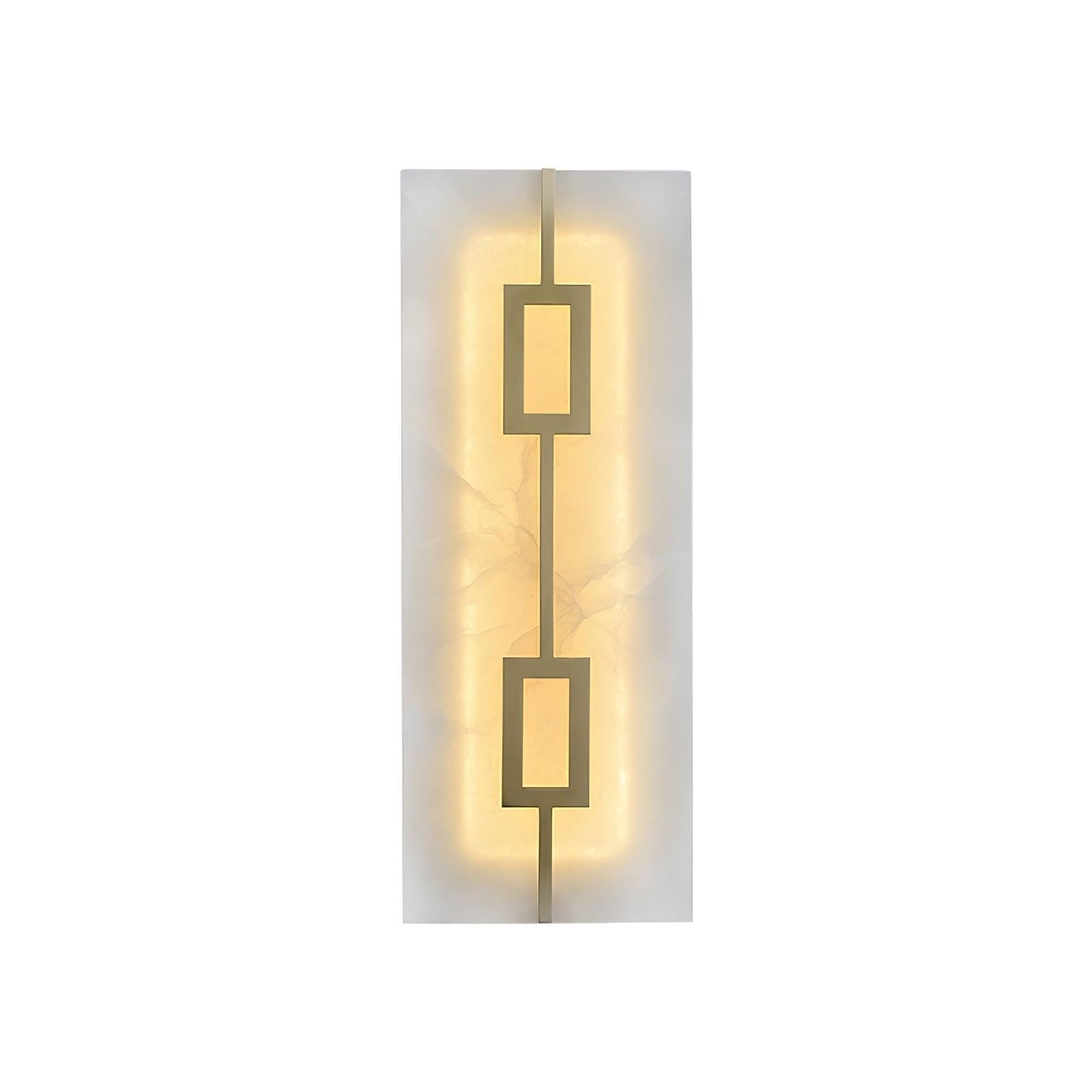 Alvelor Geometric Alabaster Wall Light-Neutral Decor