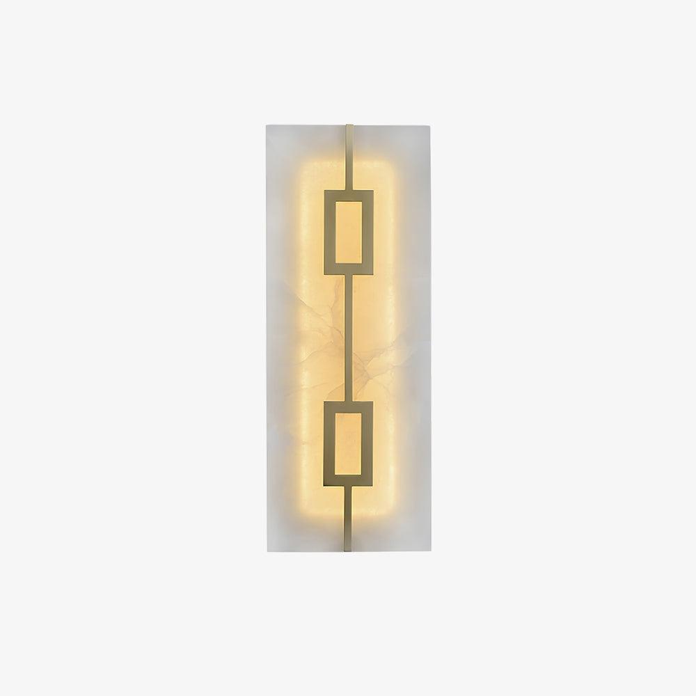 Alvelor Geometric Alabaster Wall Light-Neutral Decor