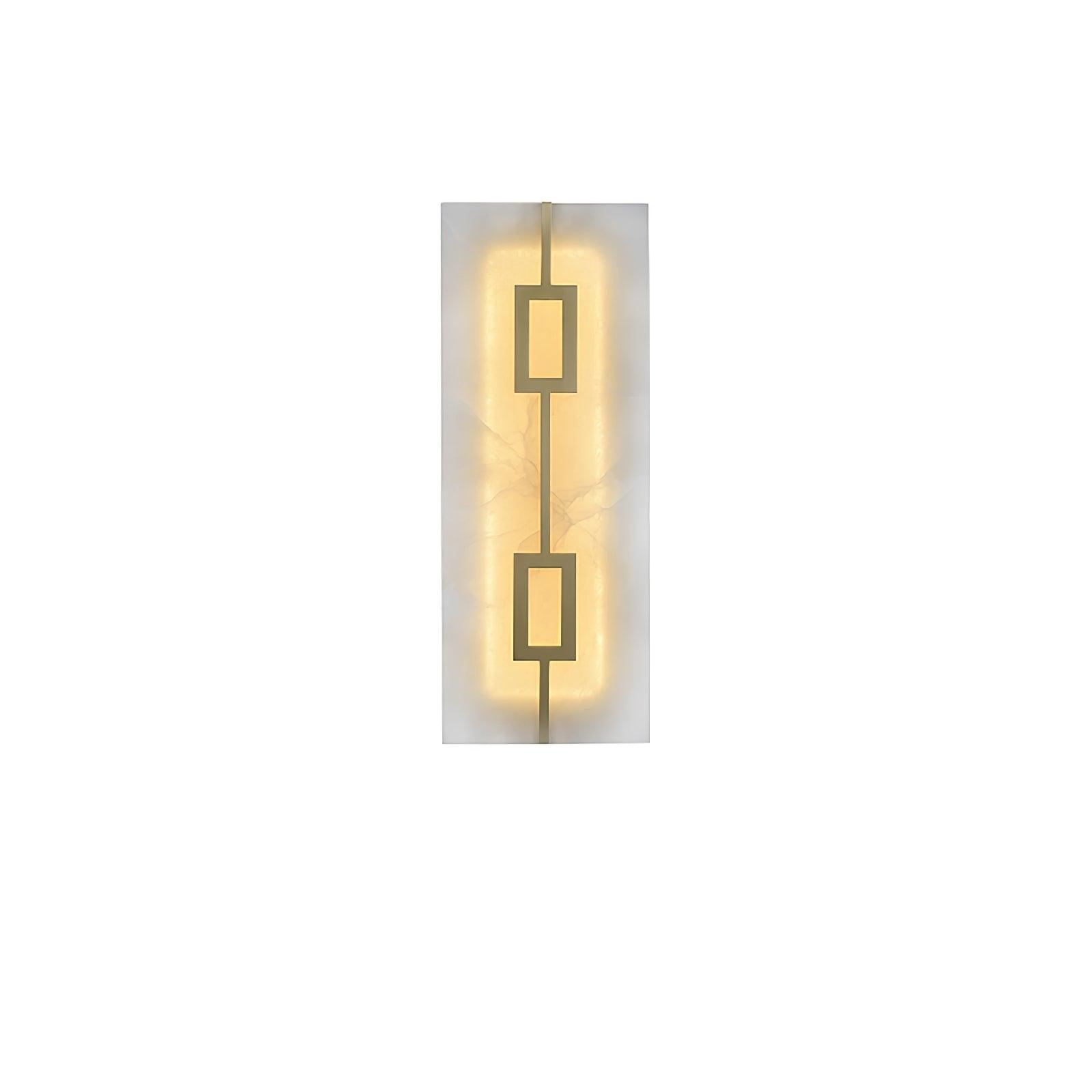 Alvelor Geometric Alabaster Wall Light-Neutral Decor