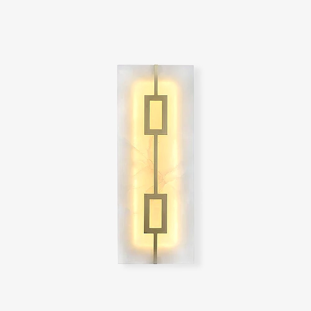 Alvelor Geometric Alabaster Wall Light-Neutral Decor