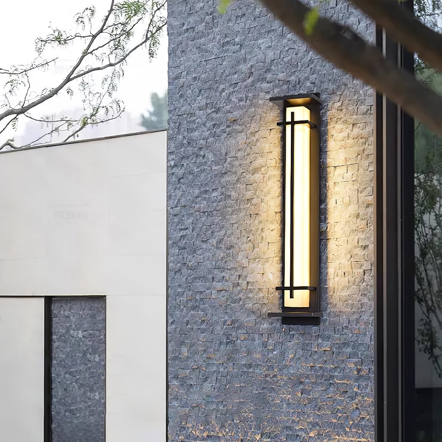 Avelo Glass Wall Light-Neutral Decor