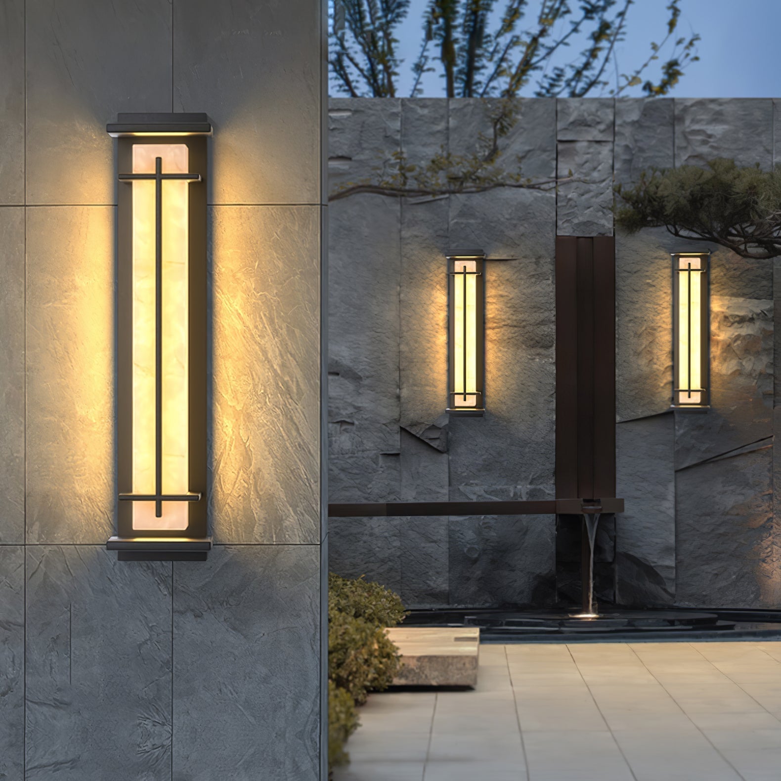 Avelo Glass Wall Light-Neutral Decor