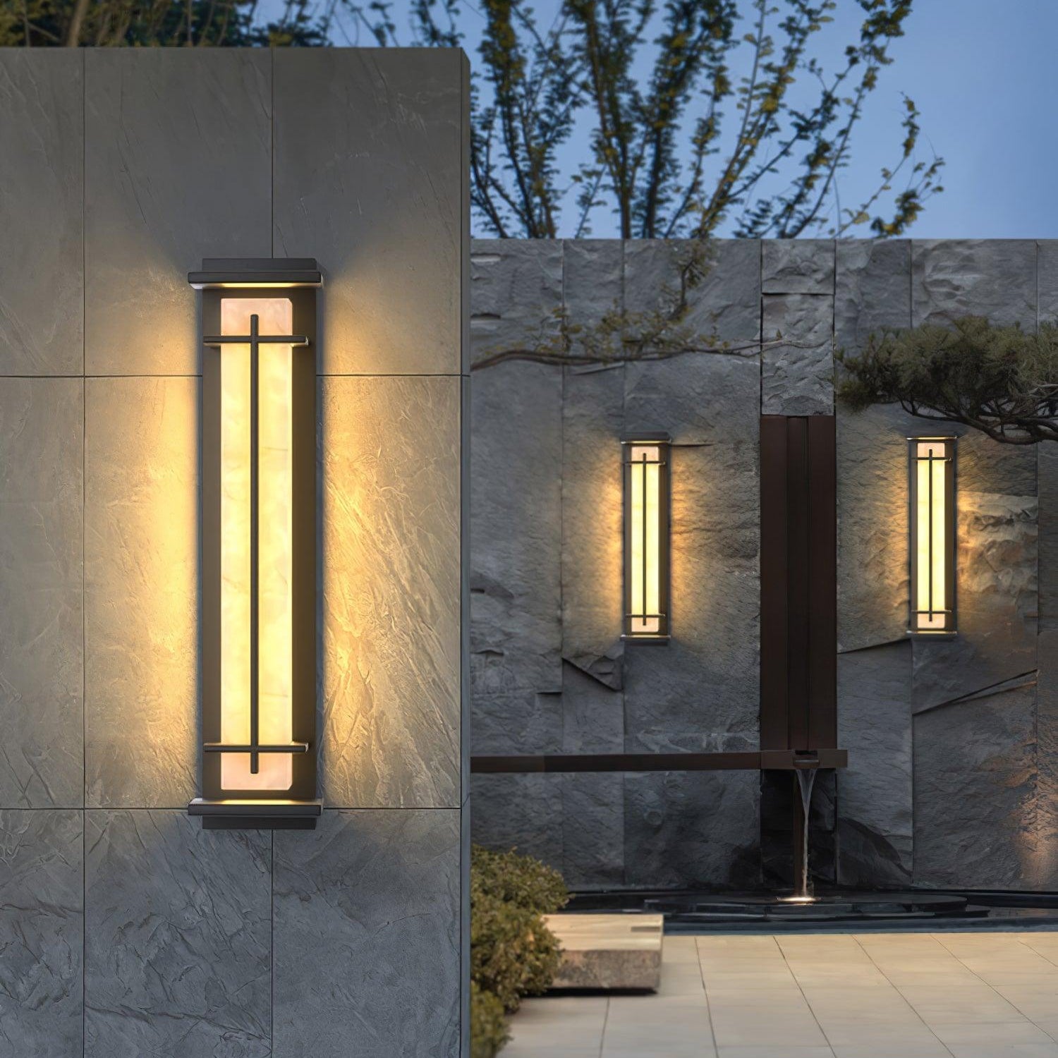 Avelo Glass Wall Light-Neutral Decor