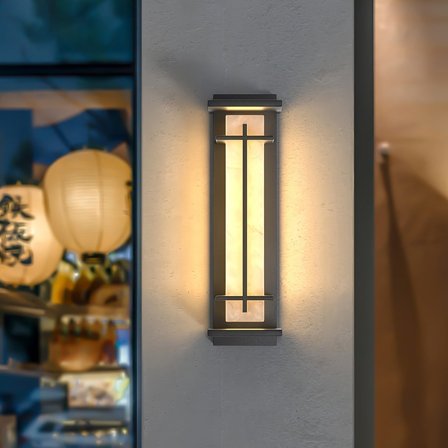 Avelo Glass Wall Light-Neutral Decor