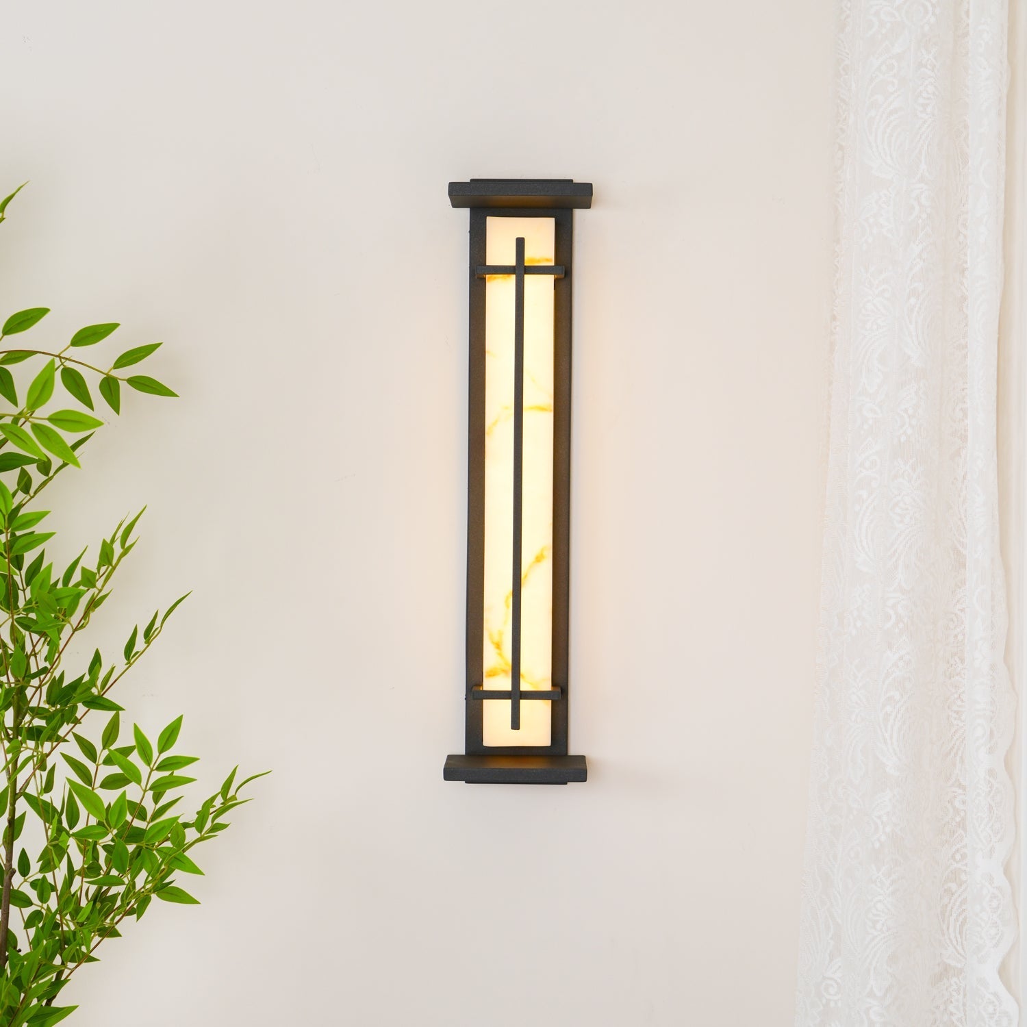 Avelo Glass Wall Light-Neutral Decor