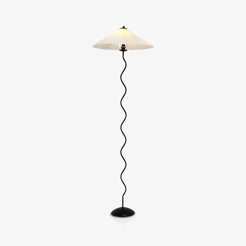 Lioraven Fabric Minimalist Floor Lamp-Neutral Decor