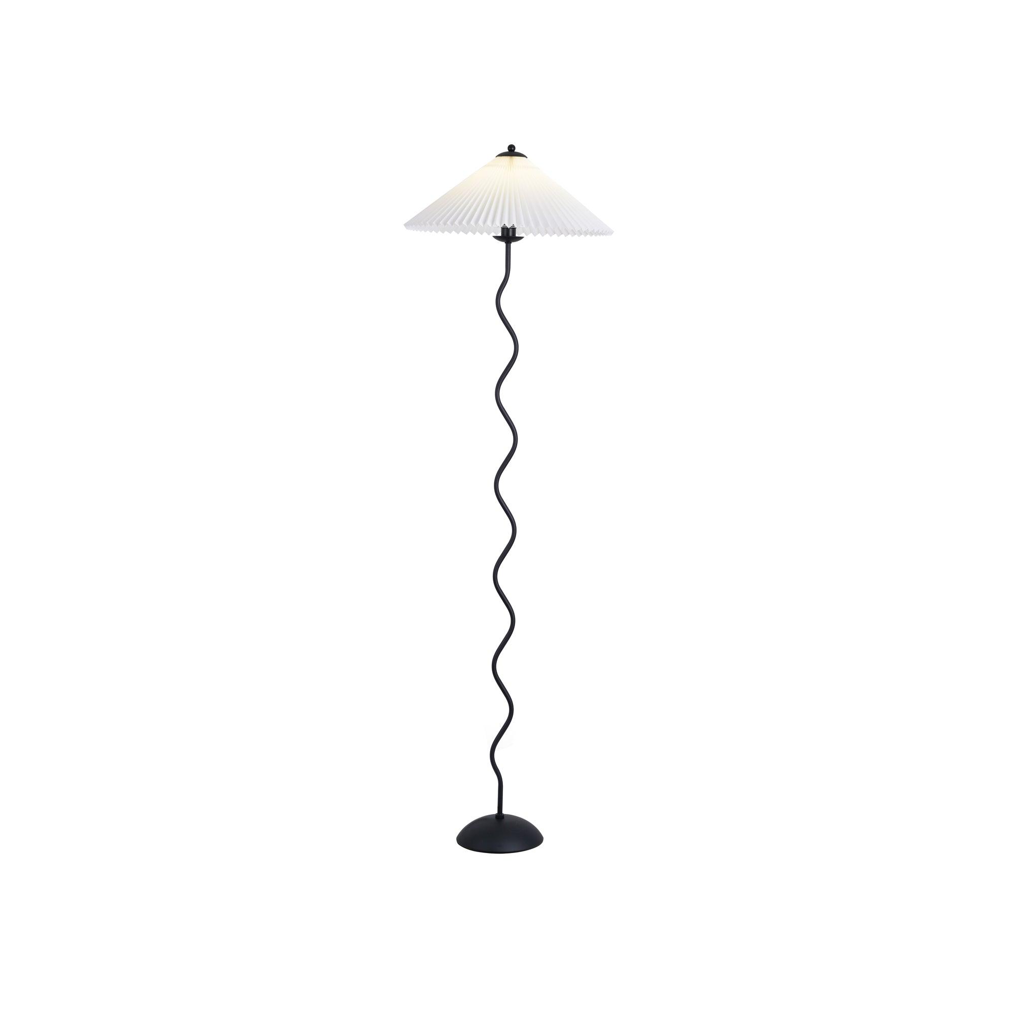 Lioraven Fabric Minimalist Floor Lamp-Neutral Decor