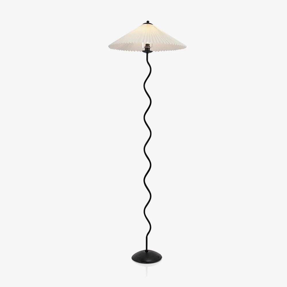 Lioraven Fabric Minimalist Floor Lamp-Neutral Decor