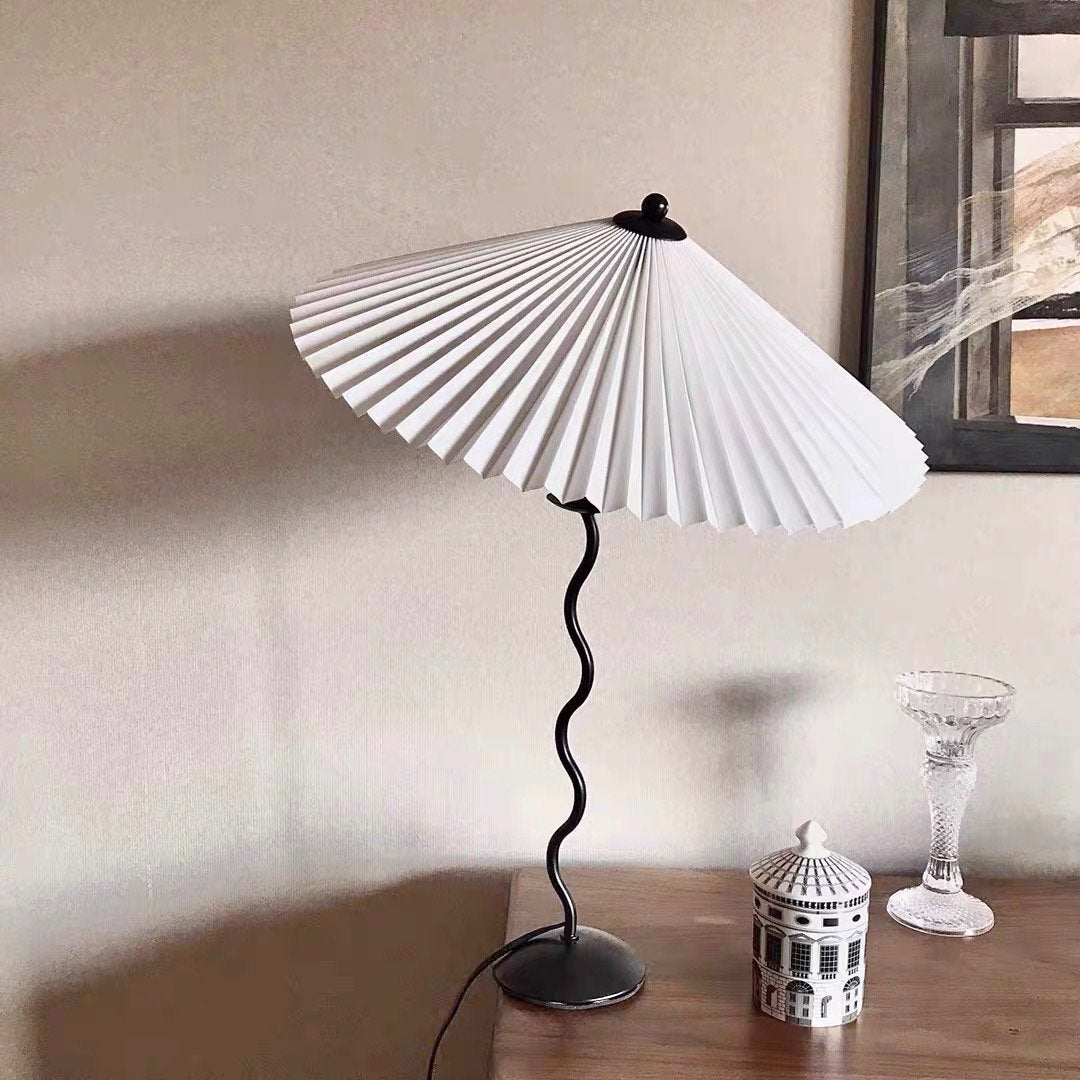 Vioro Fabric Table Lamp-Neutral Decor