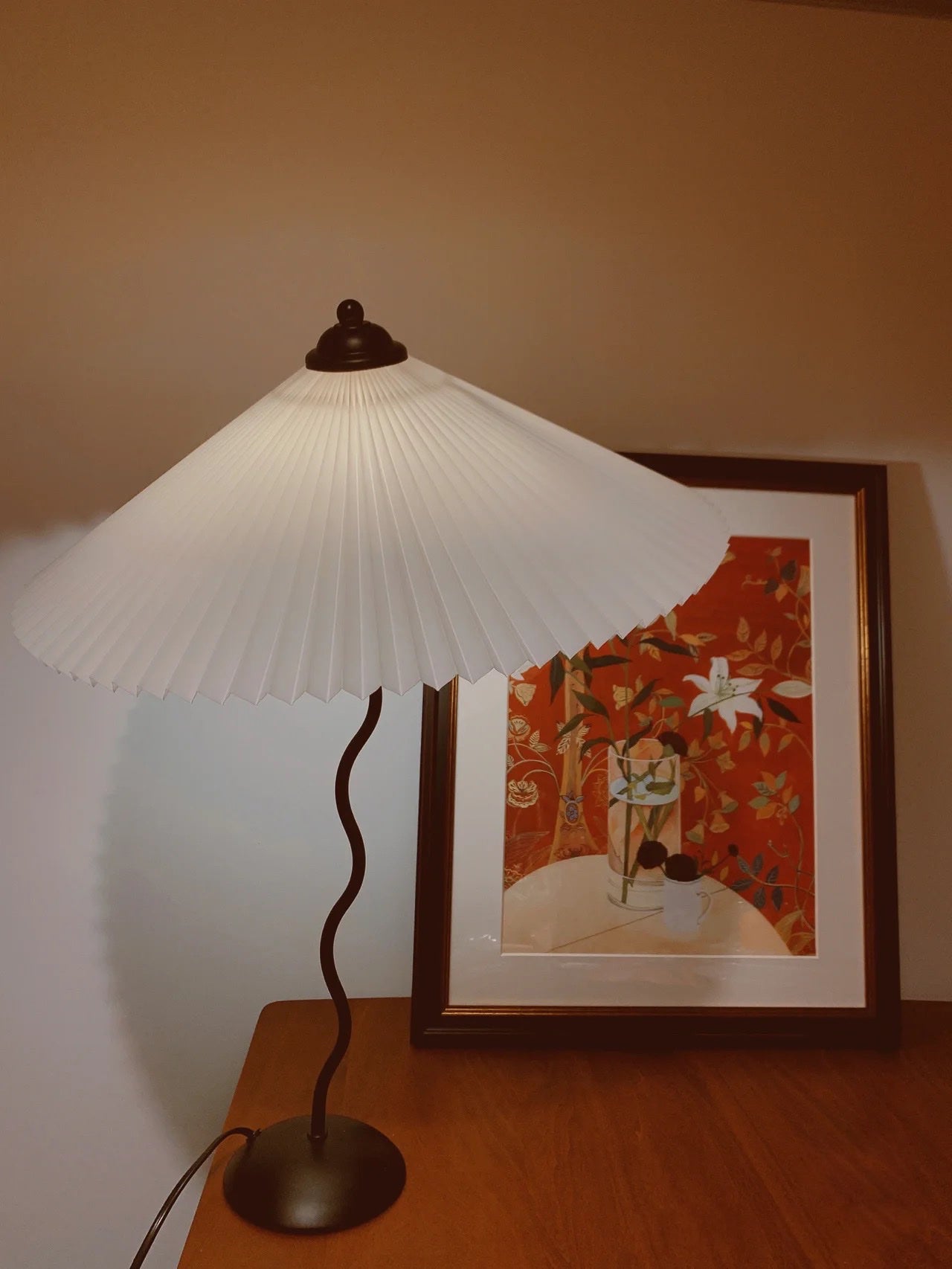 Vioro Fabric Table Lamp-Neutral Decor