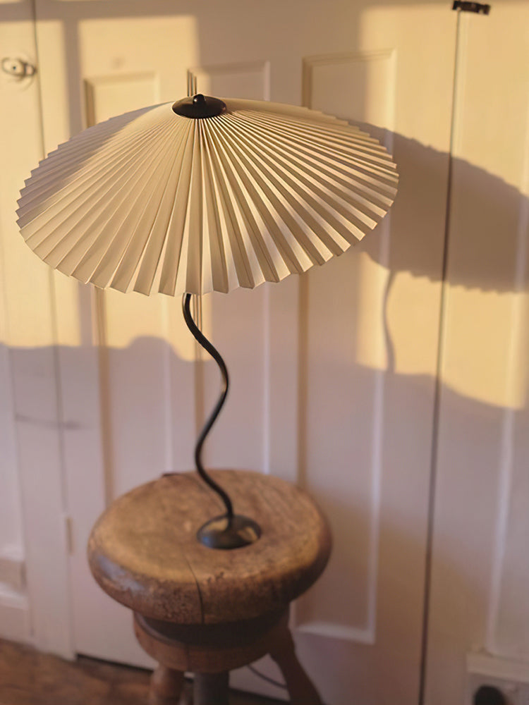 Vioro Fabric Table Lamp-Neutral Decor