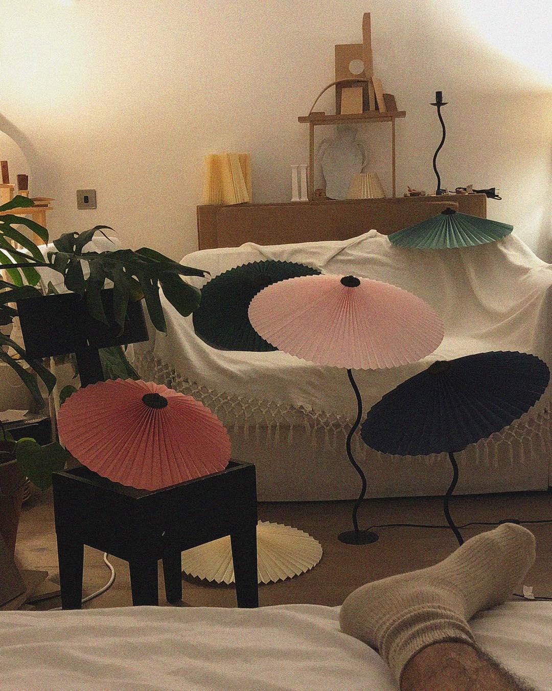 Vioro Fabric Table Lamp-Neutral Decor