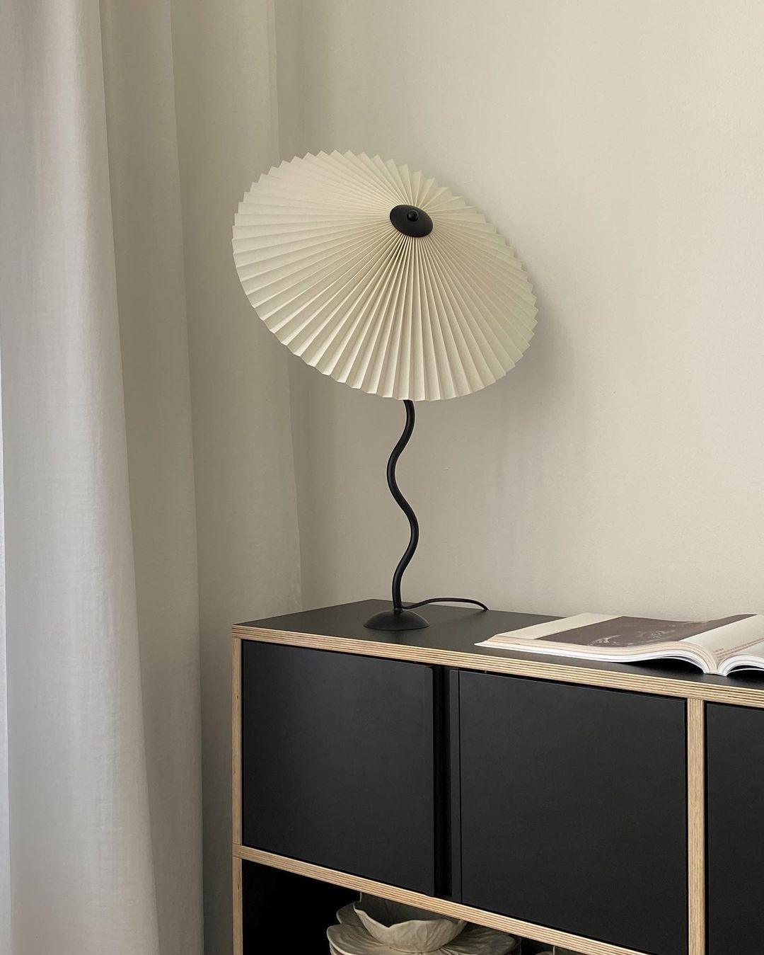 Vioro Fabric Table Lamp-Neutral Decor