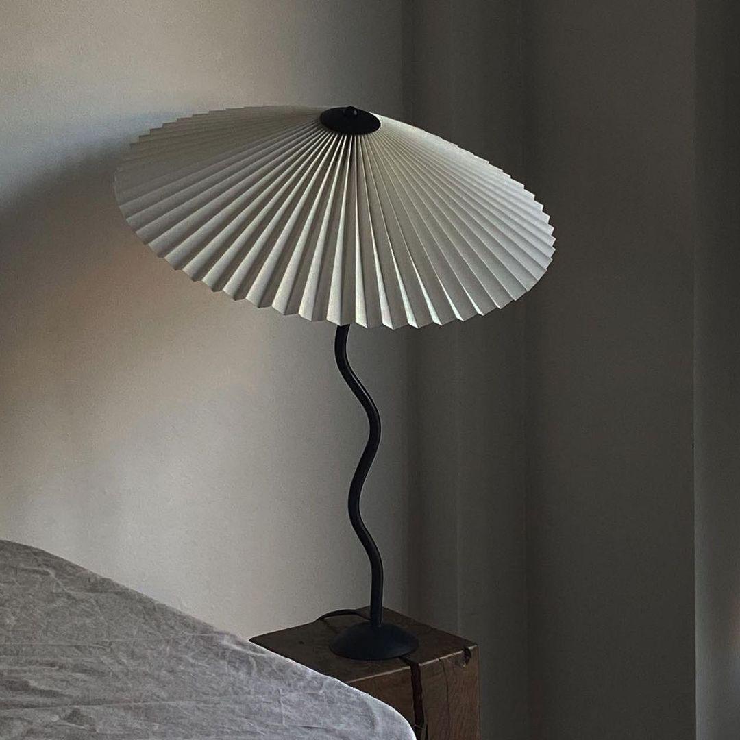 Vioro Fabric Table Lamp-Neutral Decor