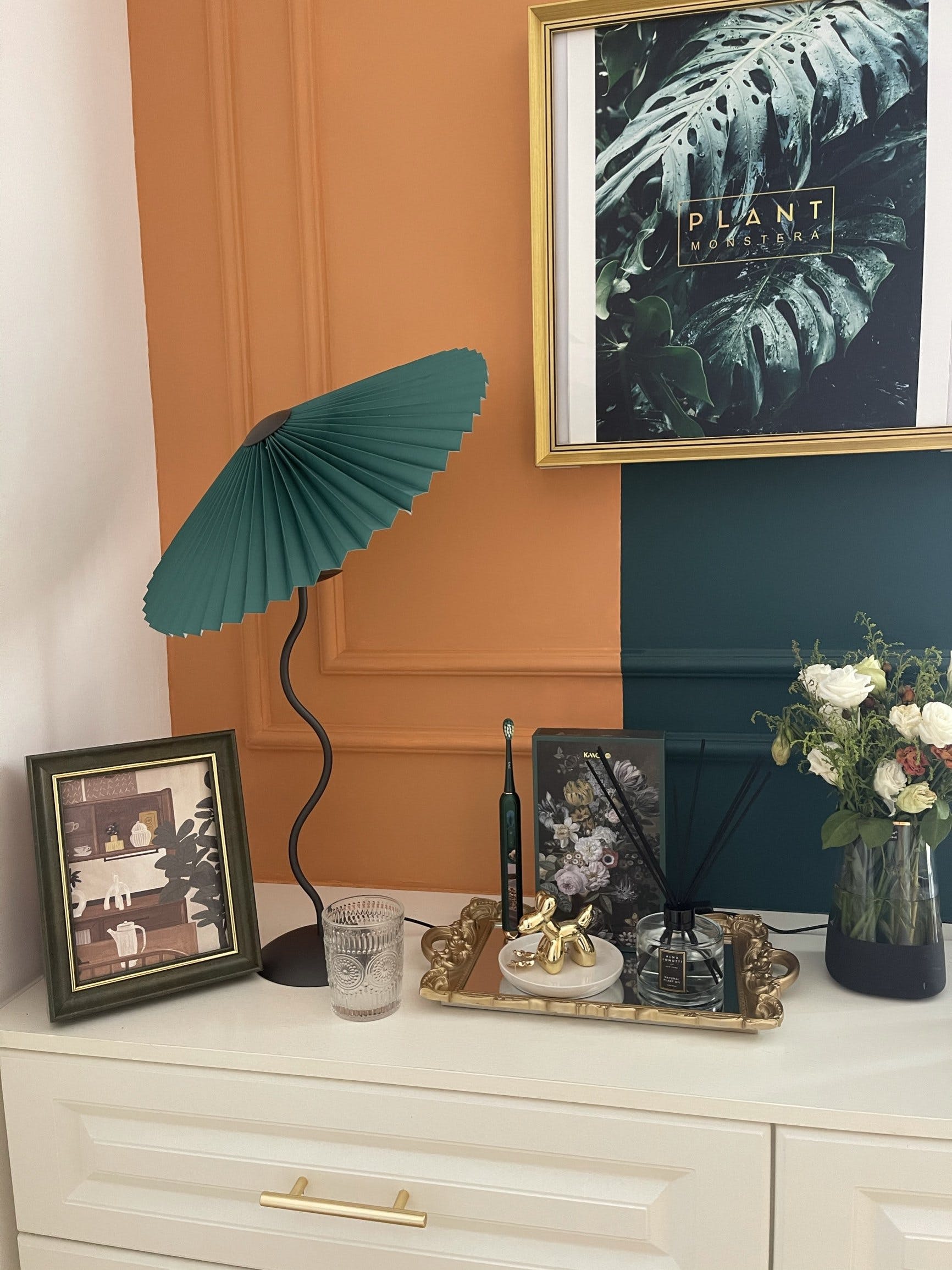 Vioro Fabric Table Lamp-Neutral Decor