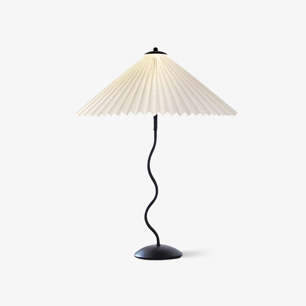 Vioro Fabric Table Lamp-Neutral Decor