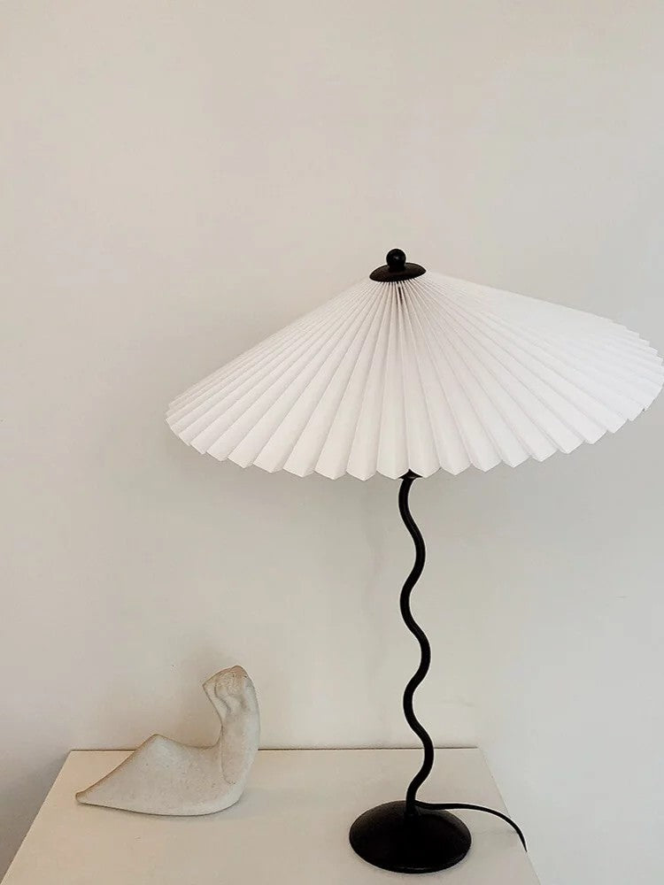 Vioro Fabric Table Lamp-Neutral Decor