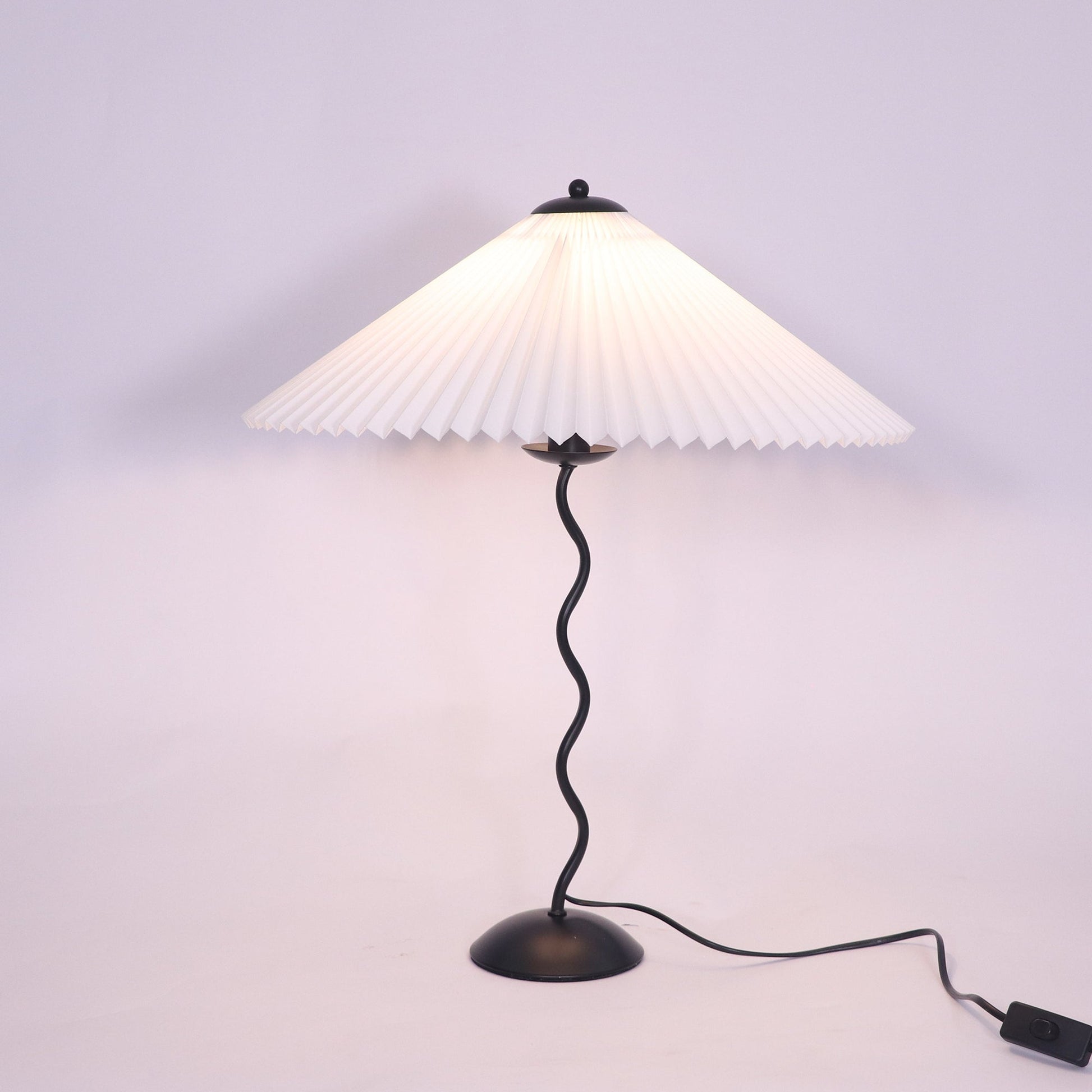 Vioro Fabric Table Lamp-Neutral Decor