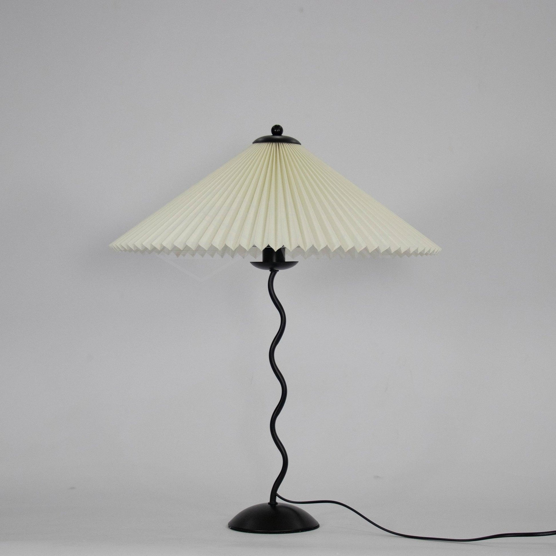 Vioro Fabric Table Lamp-Neutral Decor